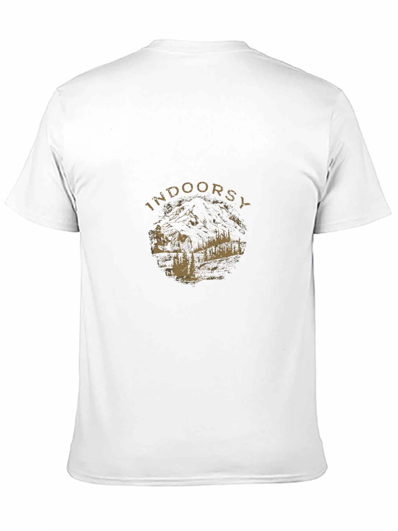 Indoorsy Graphic Tee - Black Short Sleeve