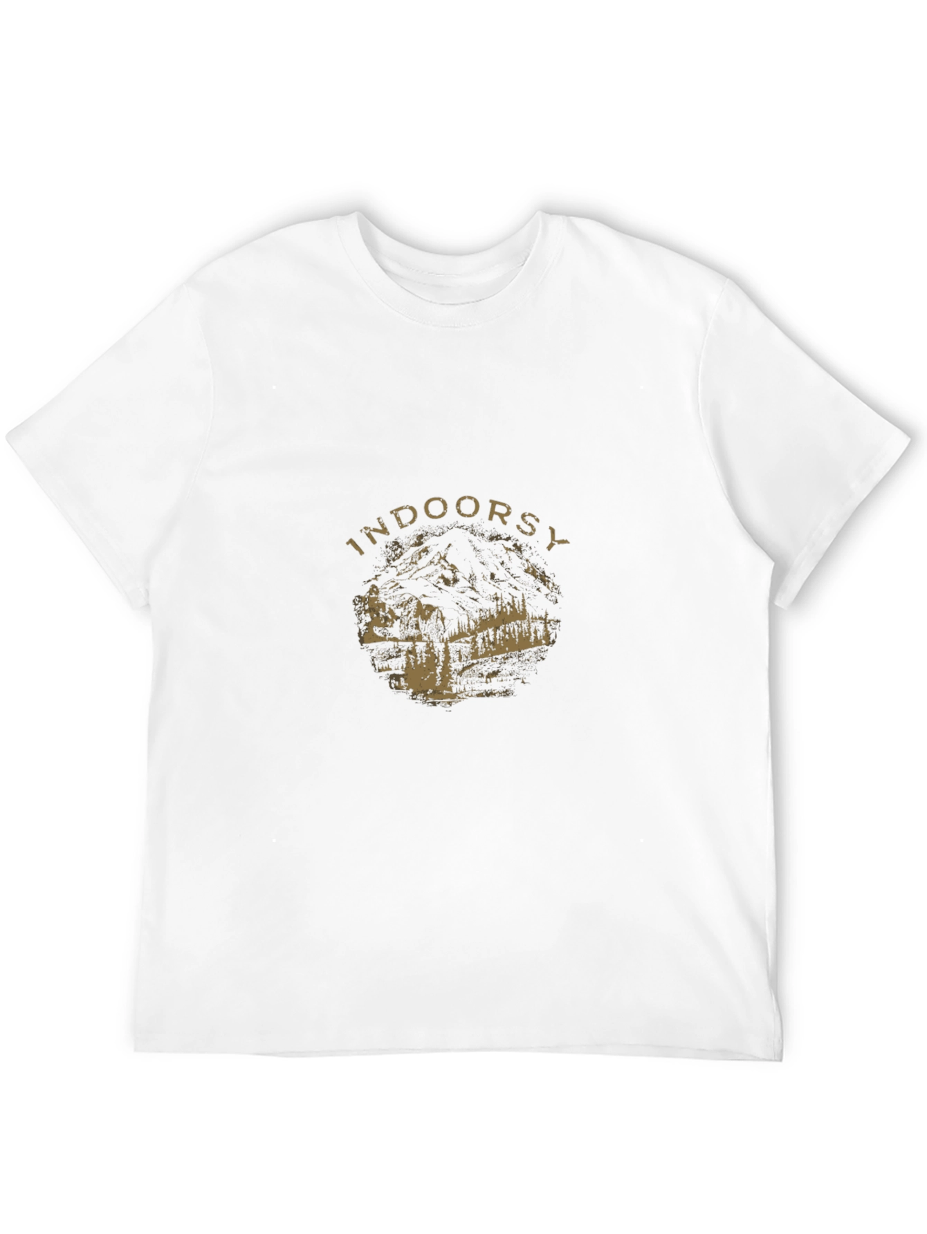 Indoorsy Graphic Tee - Black Short Sleeve