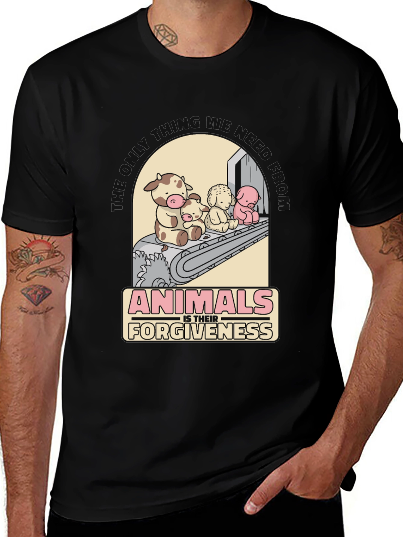 Animals is Their Forgiveness Graphic T-Shirt