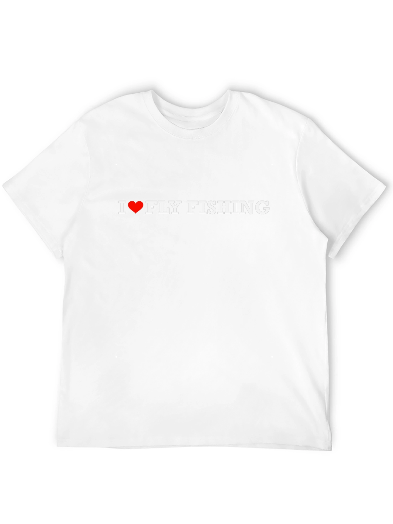 I Love Fly Fishing Black T-Shirt