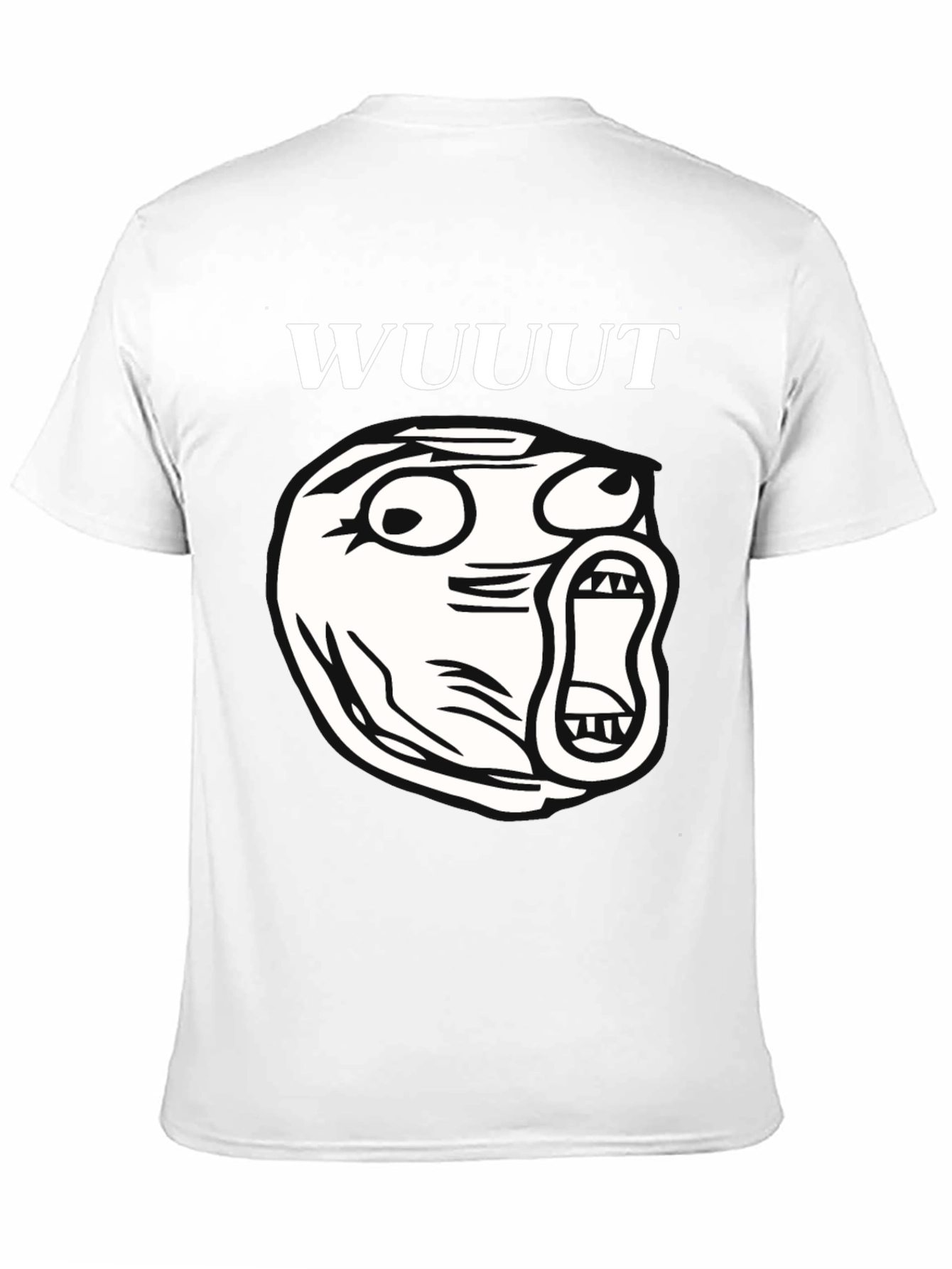 WUUUT Meme Black Graphic Tee