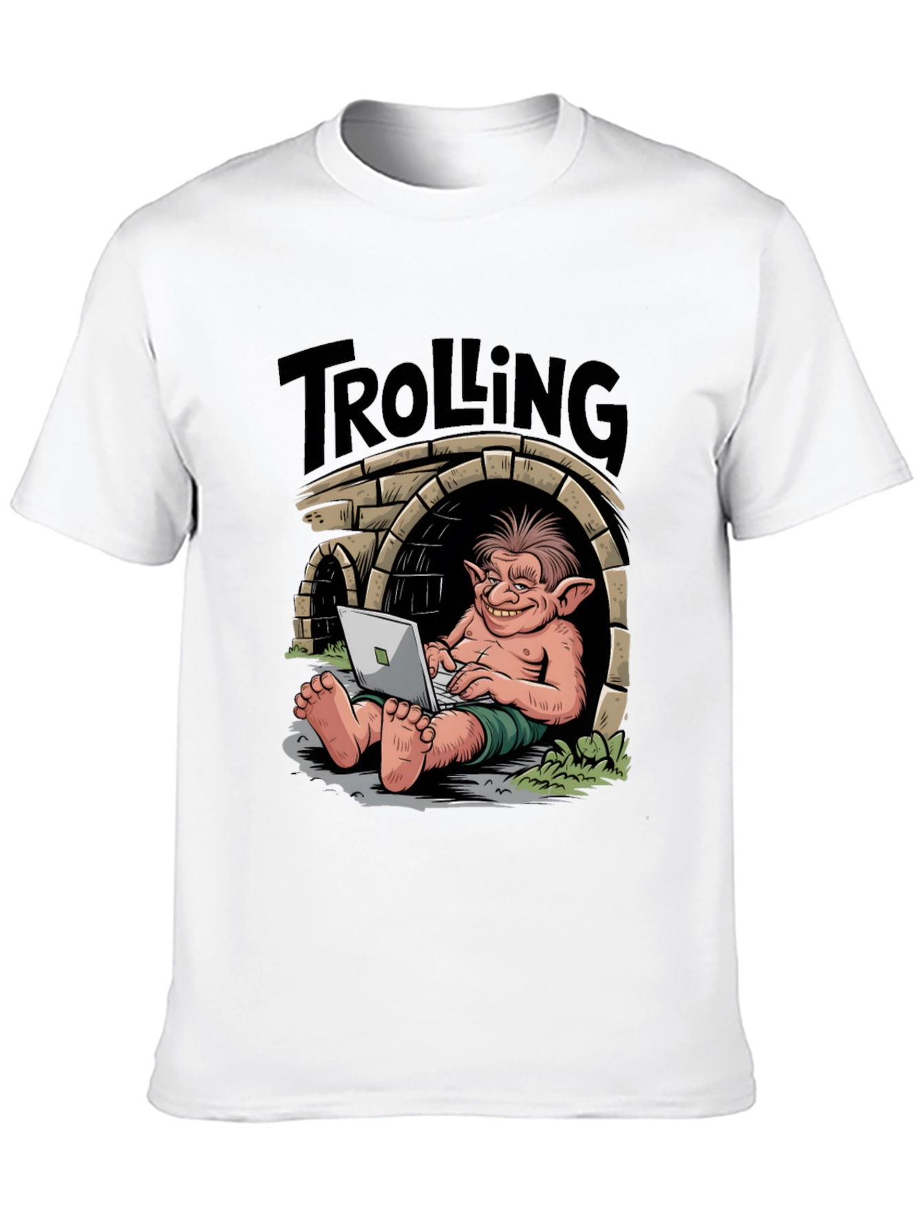 Trolling Troll T-Shirt - Funny Geek Tee