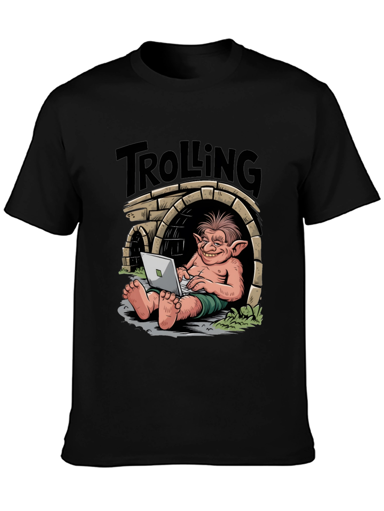 Trolling Troll T-Shirt - Funny Geek Tee