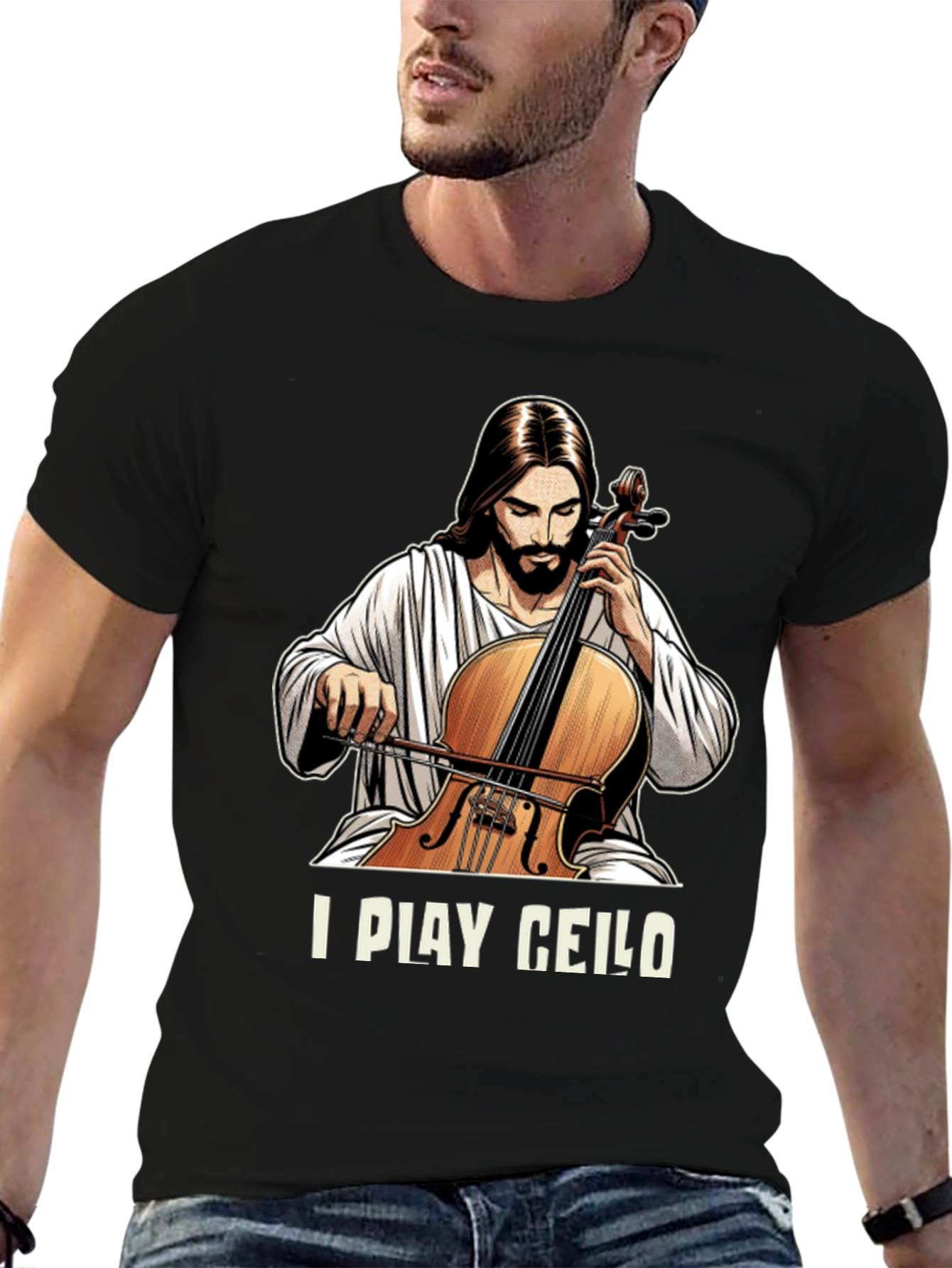 I Play Cello Graphic T-Shirt