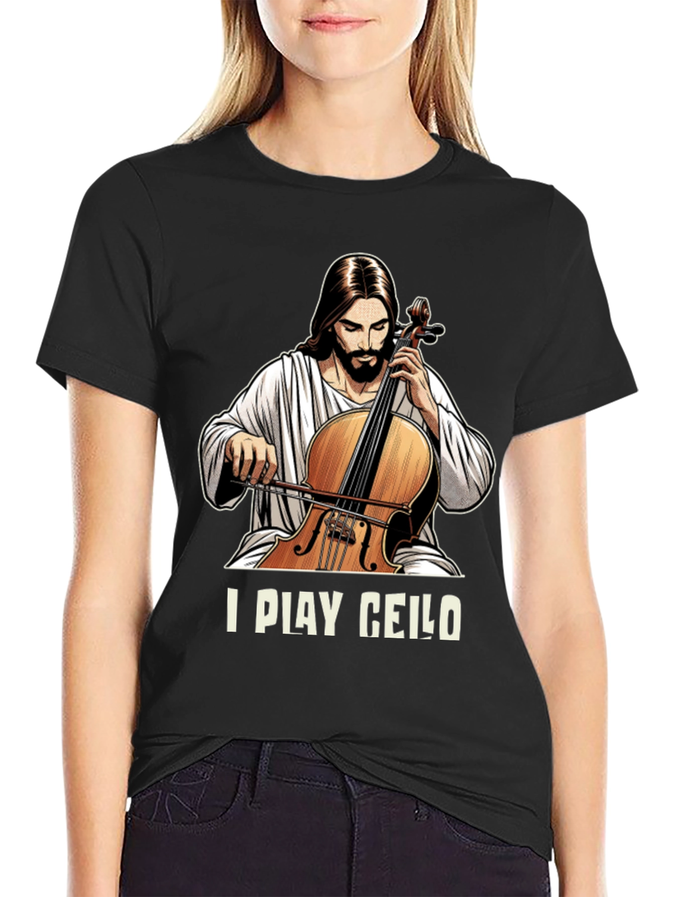 I Play Cello Graphic T-Shirt