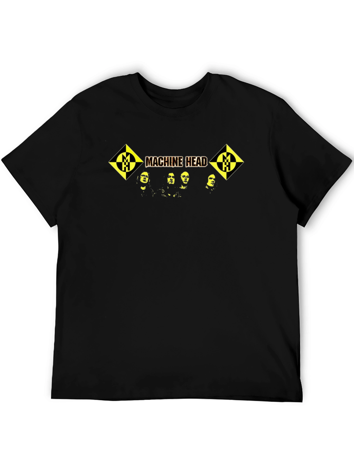 Machine Head Band Graphic Black T-Shirt