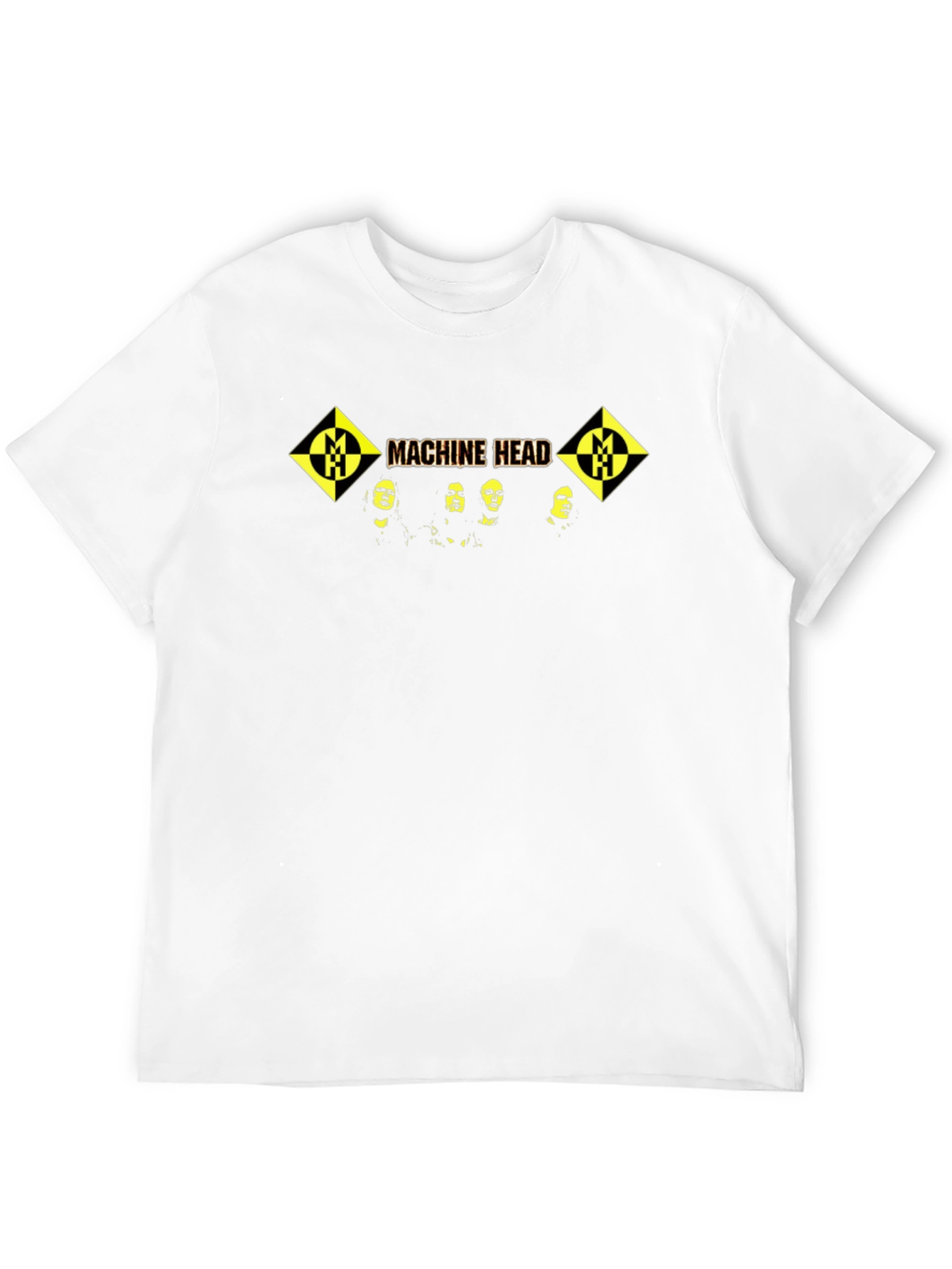 Machine Head Band Graphic Black T-Shirt