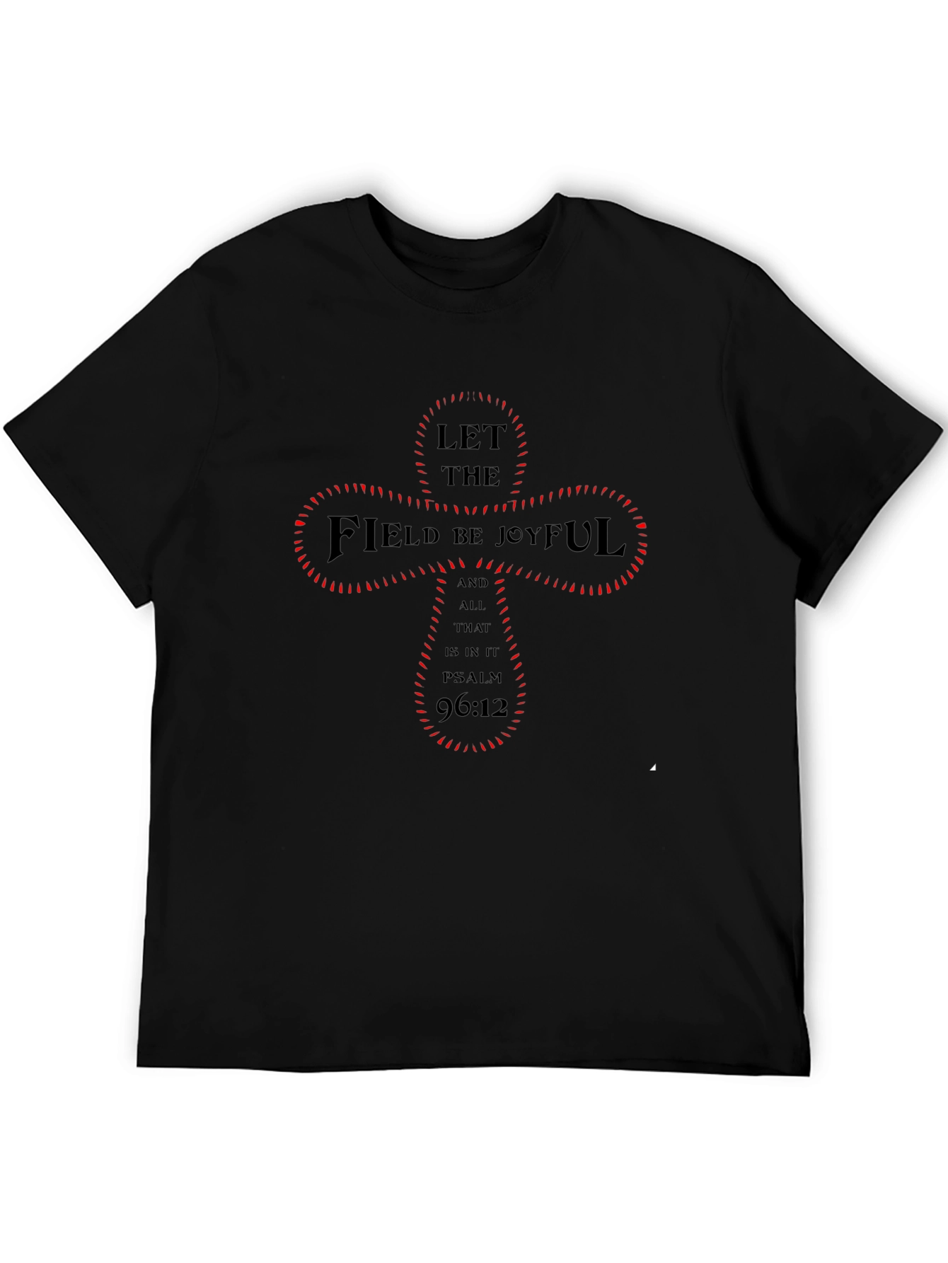 Joyful Field Cross Graphic Tee
