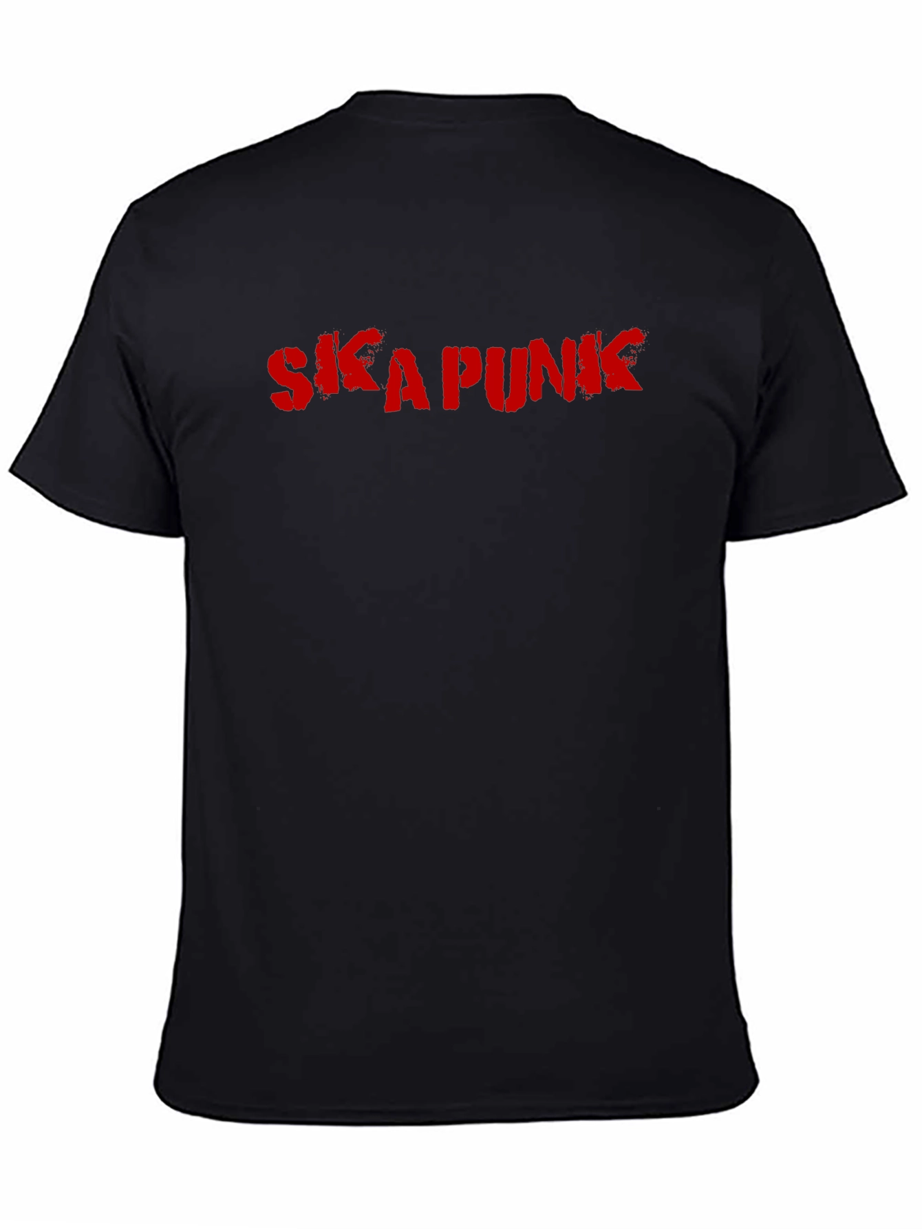 Ska Punk Graphic T-Shirt - Black Cotton Tee