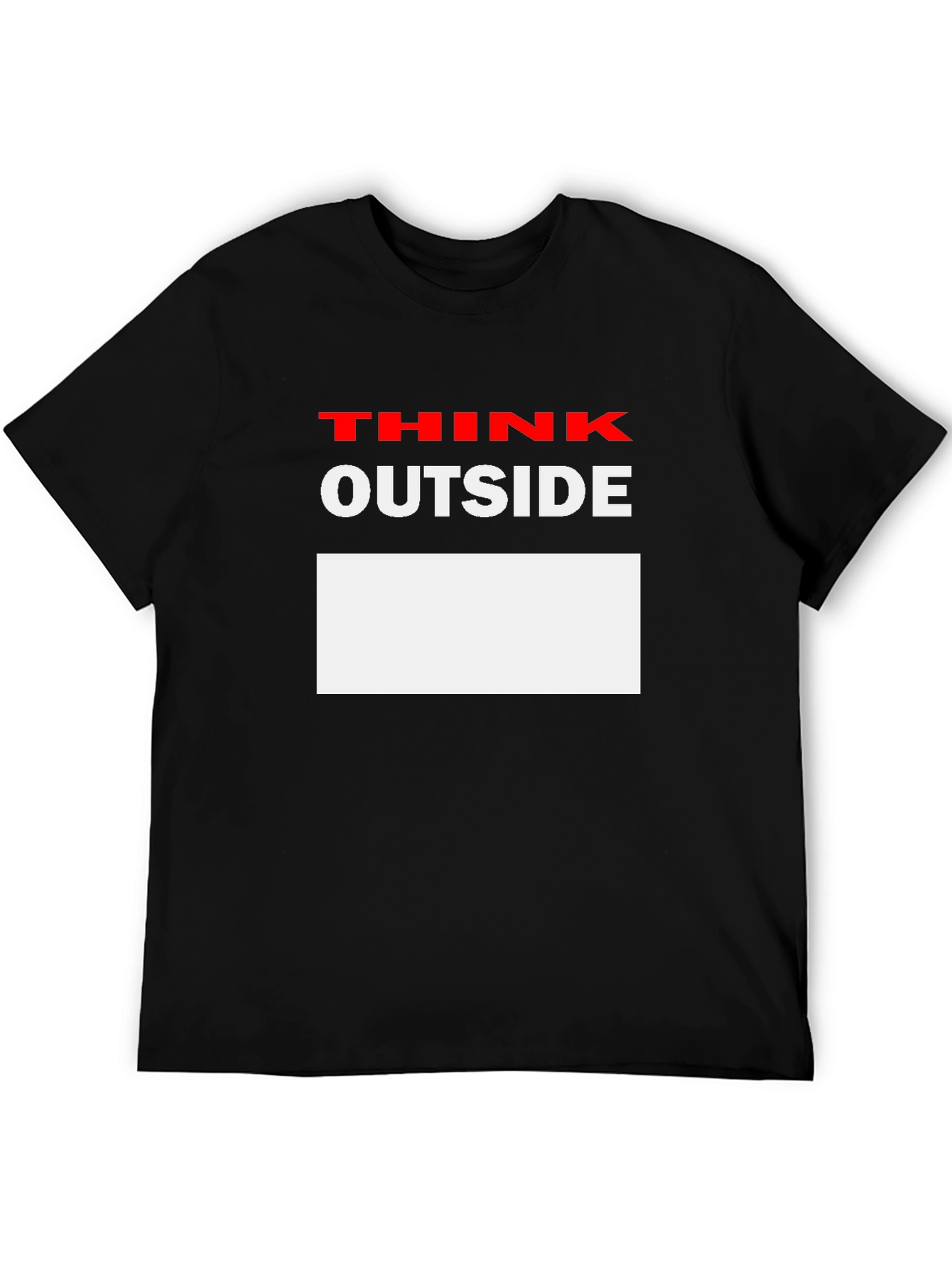 Think Outside the Box Black T-Shirt