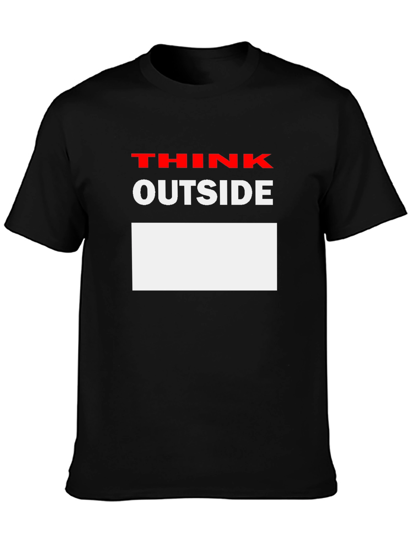 Think Outside the Box Black T-Shirt