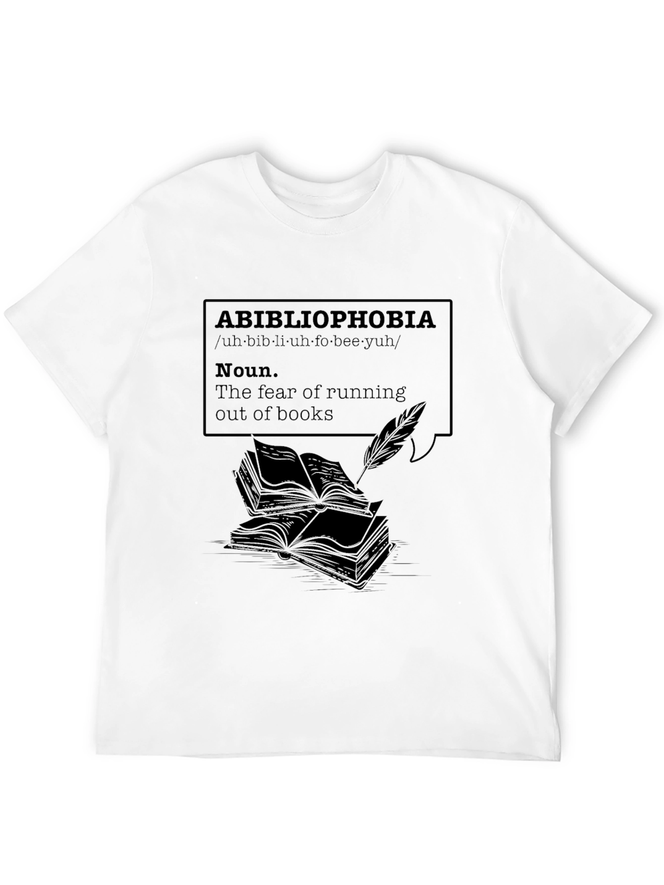 Abibliophobia Book Lover T-Shirt