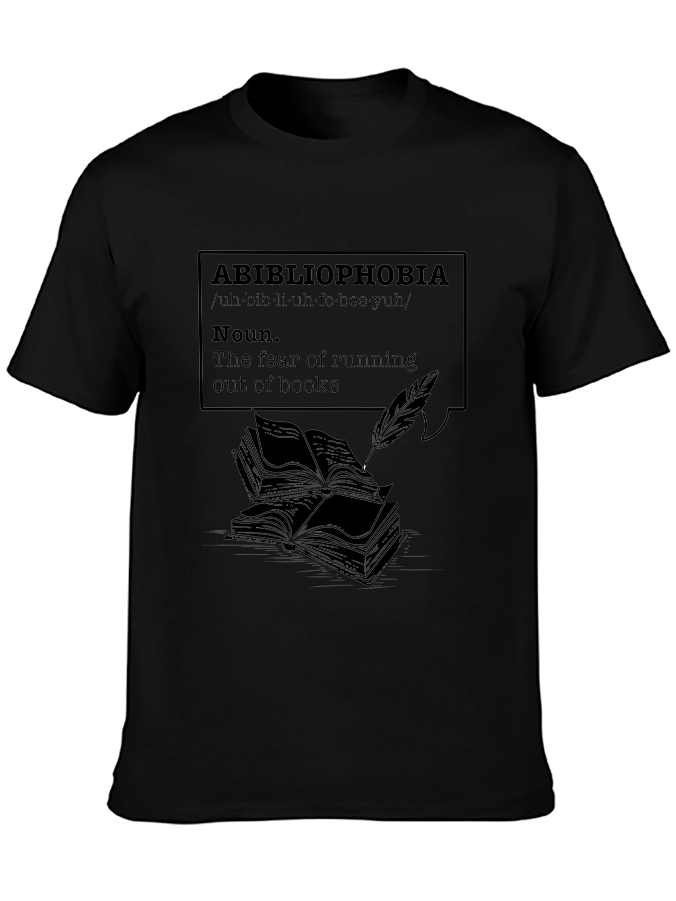 Abibliophobia Book Lover T-Shirt