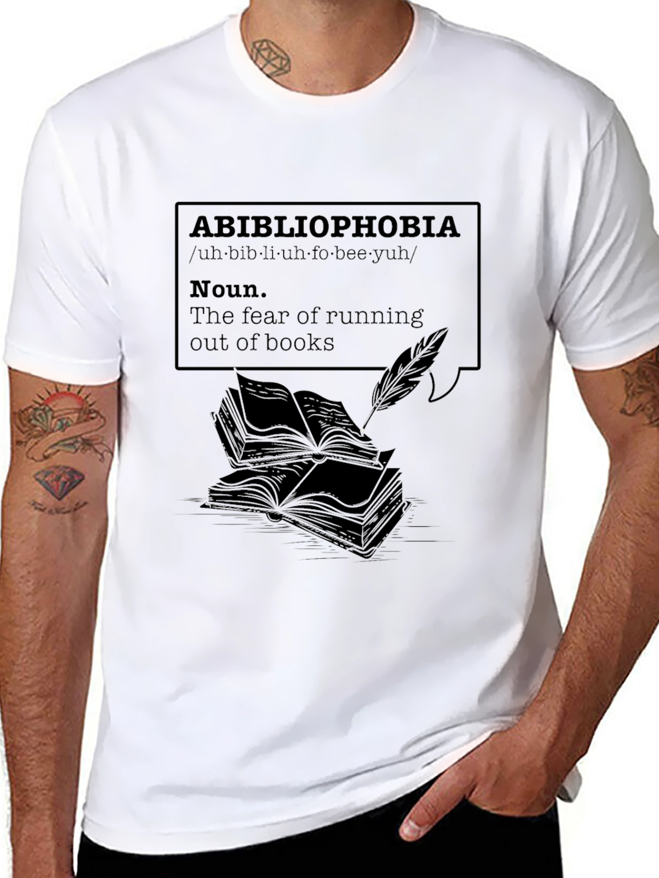 Abibliophobia Book Lover T-Shirt