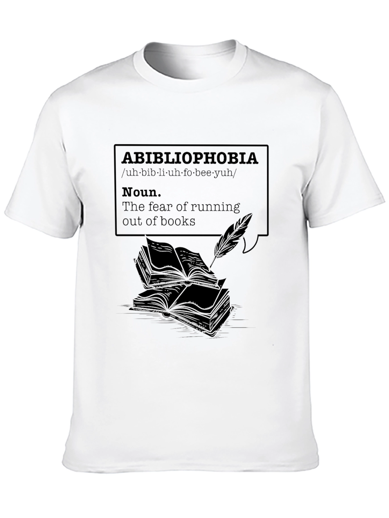 Abibliophobia Book Lover T-Shirt