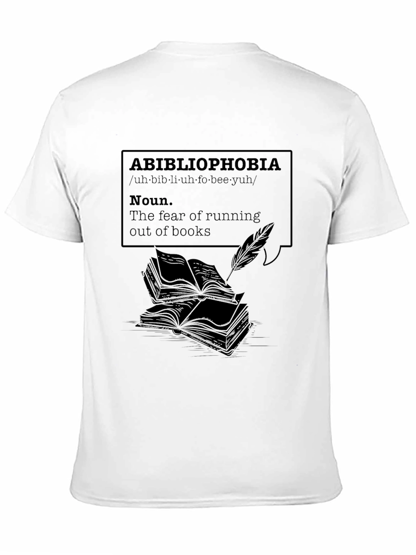 Abibliophobia Book Lover T-Shirt