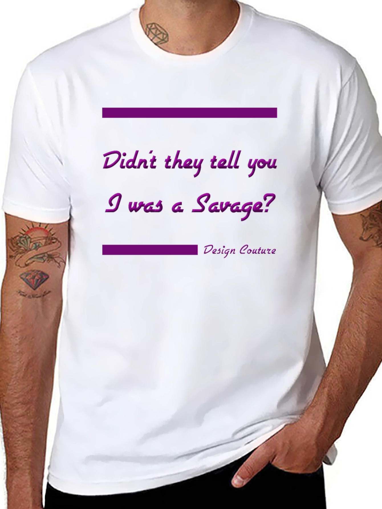 Savage Graphic Tee - Unisex Black T-Shirt