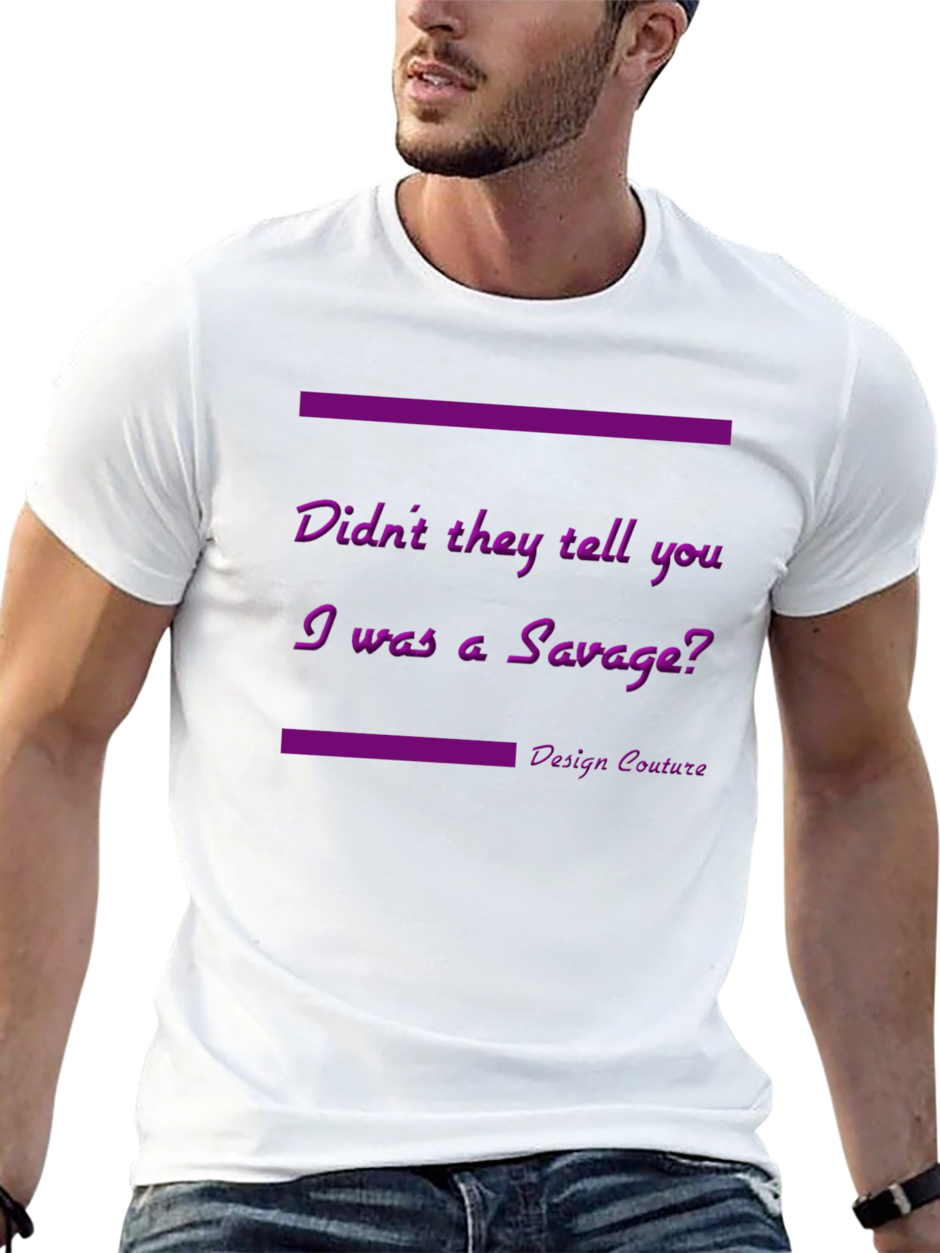 Savage Graphic Tee - Unisex Black T-Shirt