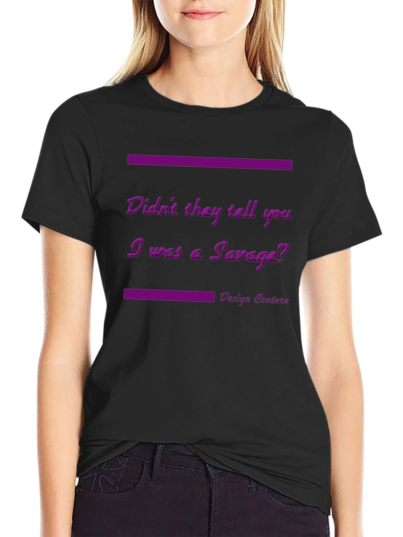 Savage Graphic Tee - Unisex Black T-Shirt