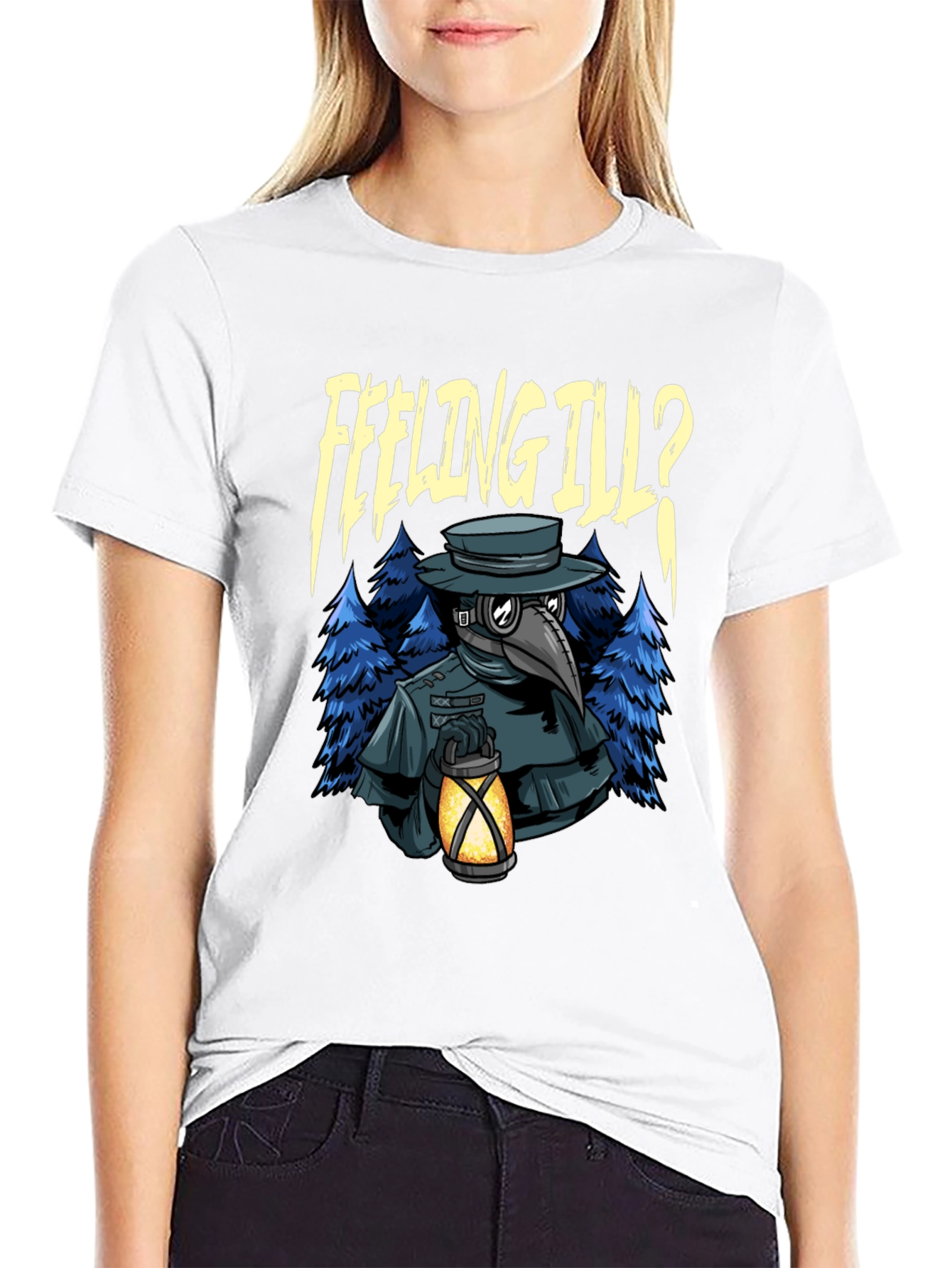Feeling Ill? Plague Doctor Graphic Tee