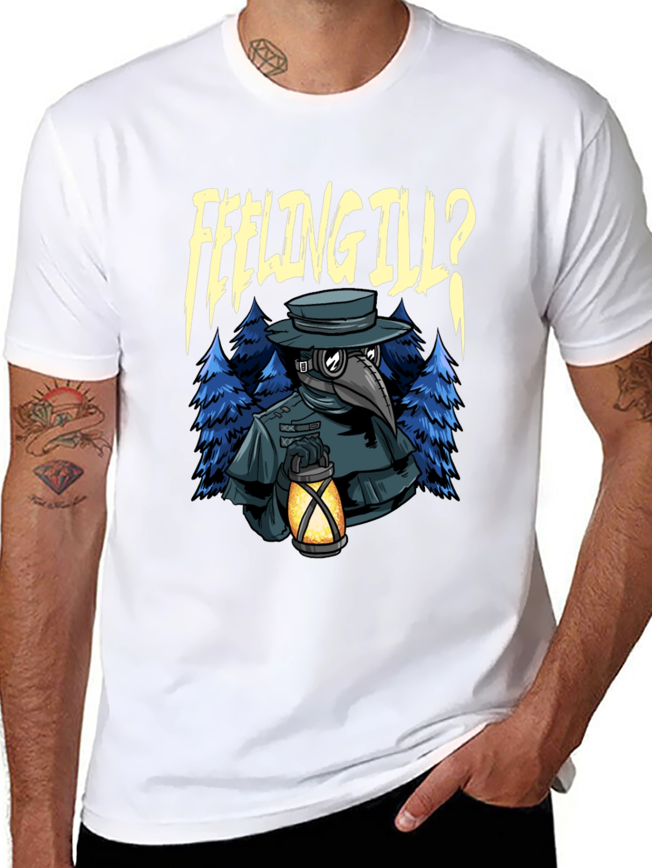 Feeling Ill? Plague Doctor Graphic Tee