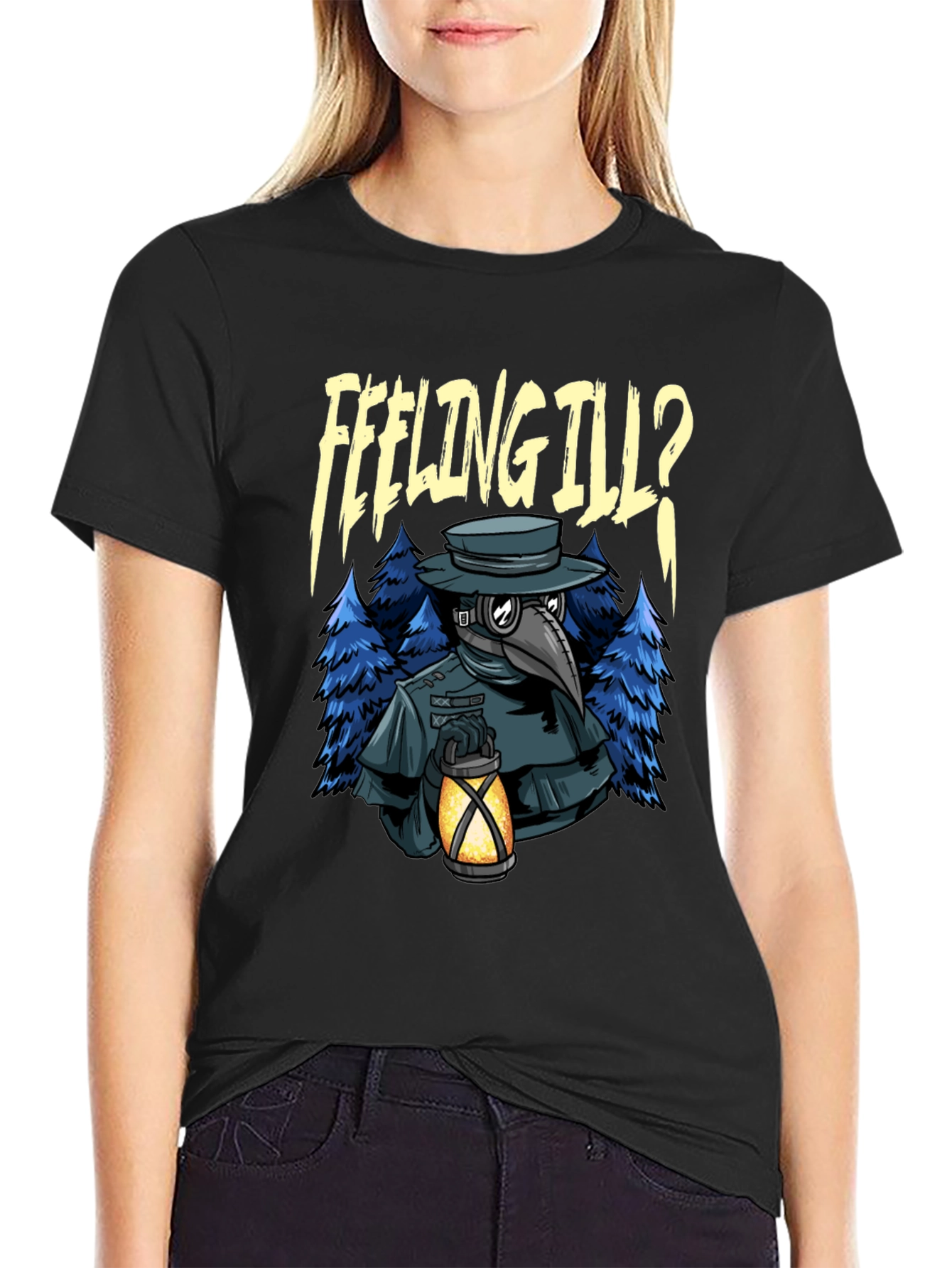 Feeling Ill? Plague Doctor Graphic Tee