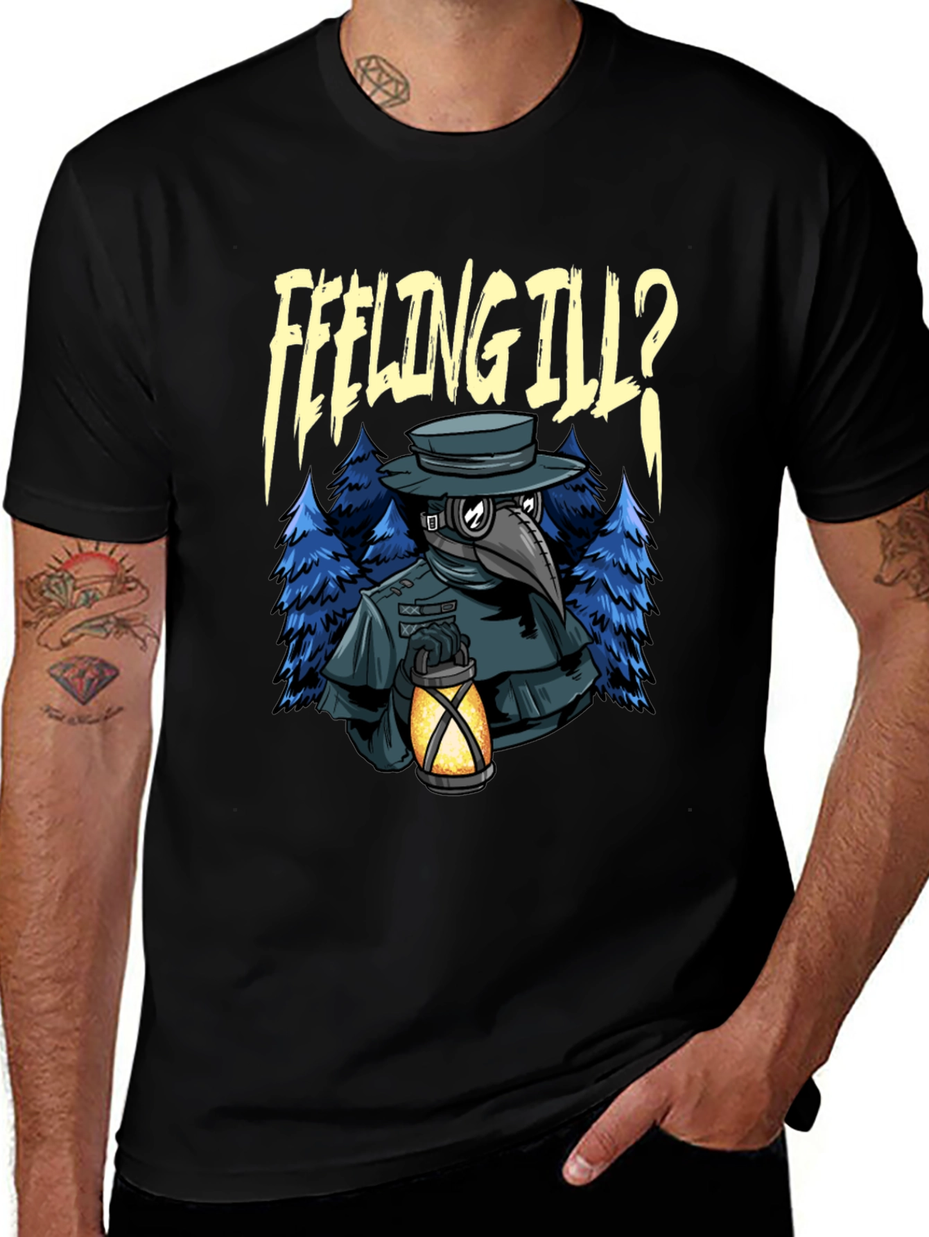 Feeling Ill? Plague Doctor Graphic Tee