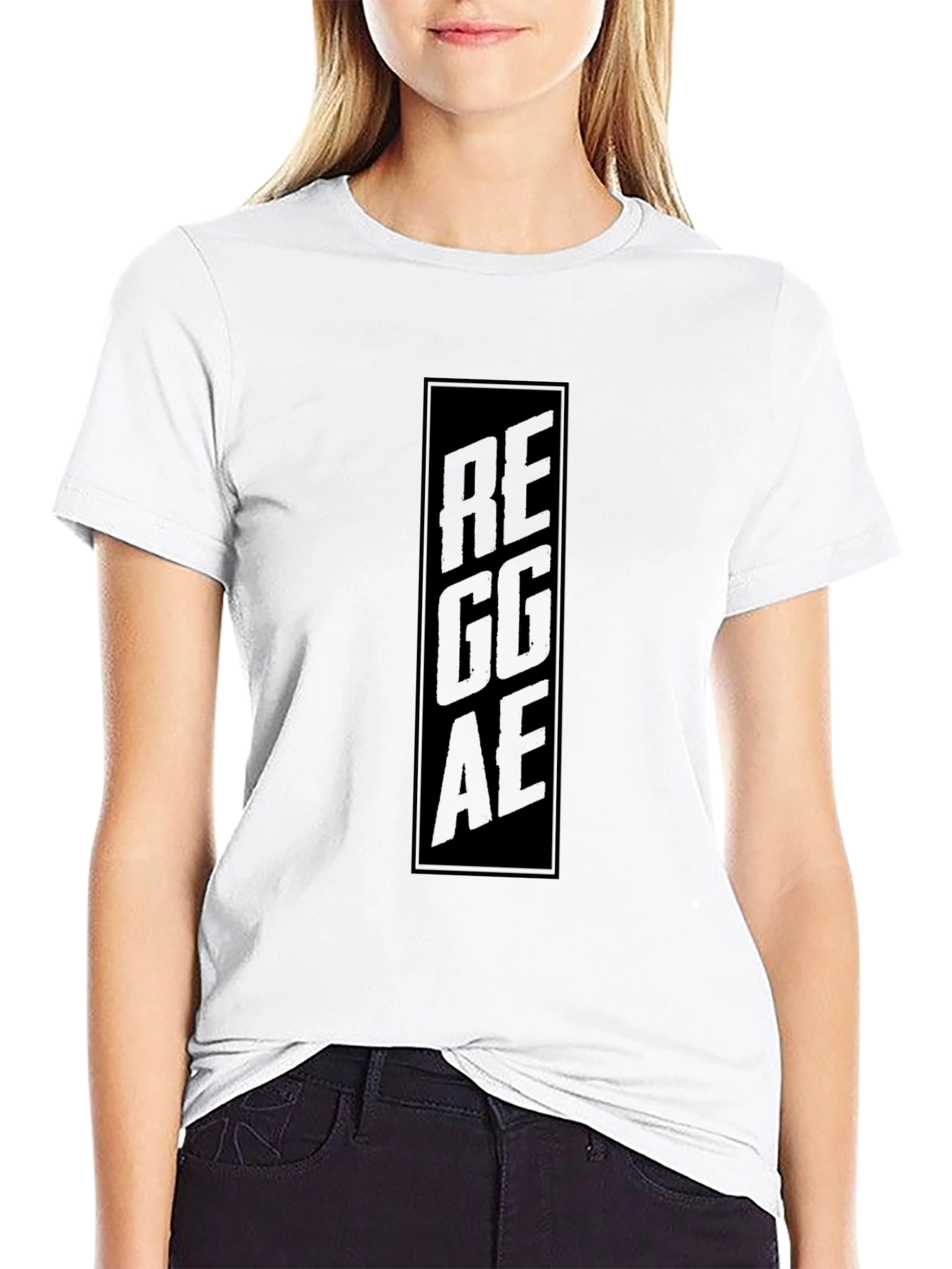 Black Reggae Graphic Tee - Stylish Mens T-Shirt