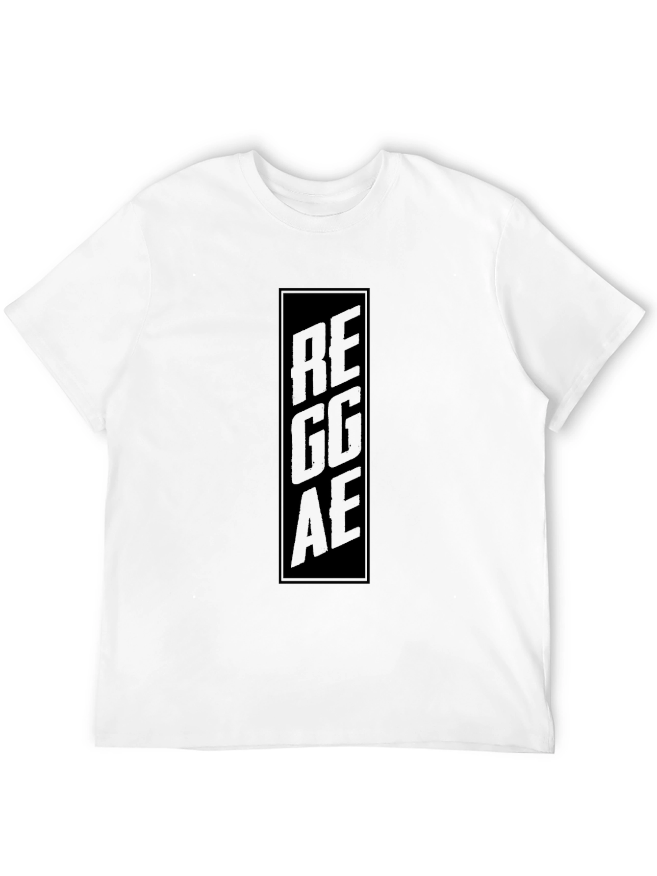 Black Reggae Graphic Tee - Stylish Mens T-Shirt