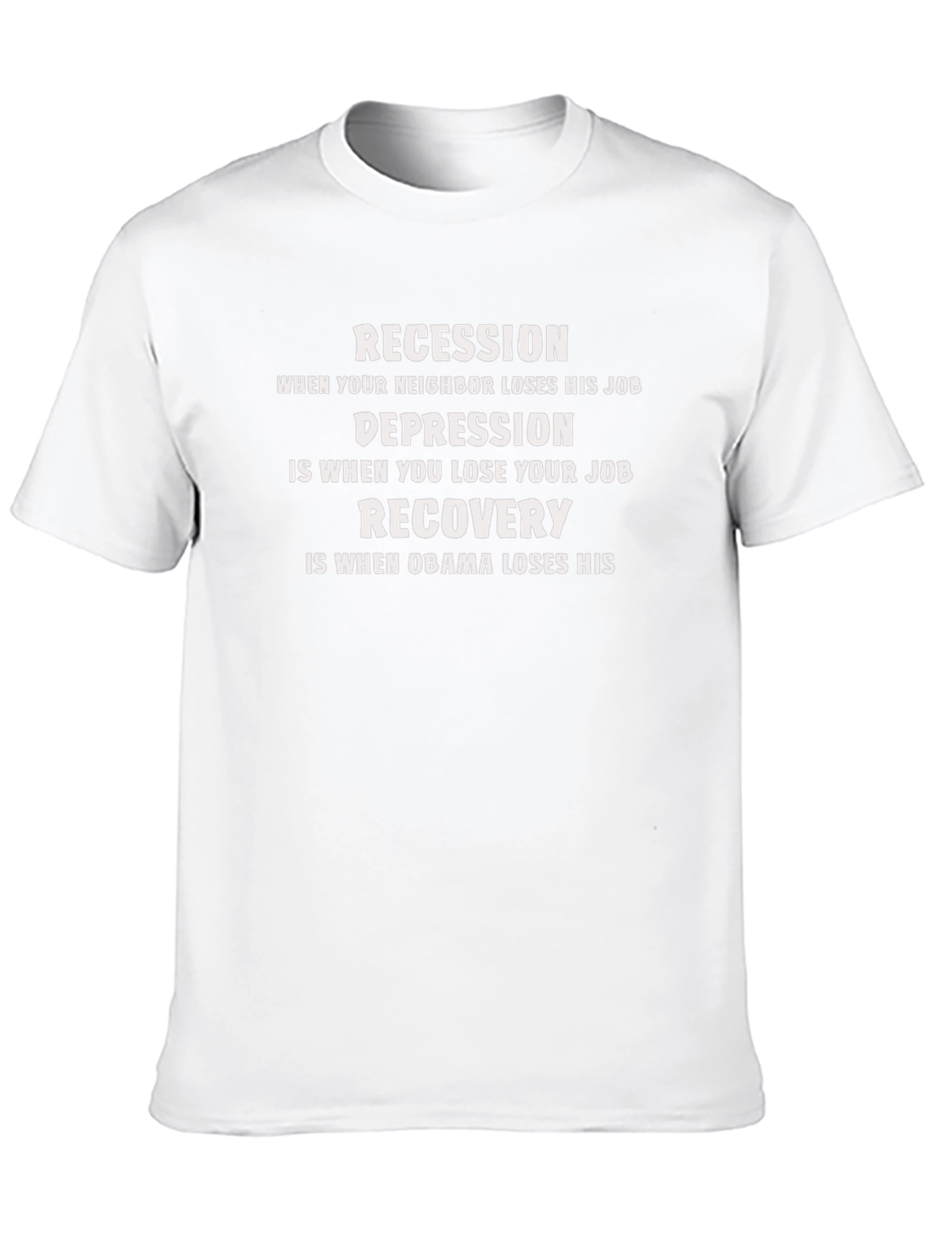 Recession Depression Recovery T-Shirt
