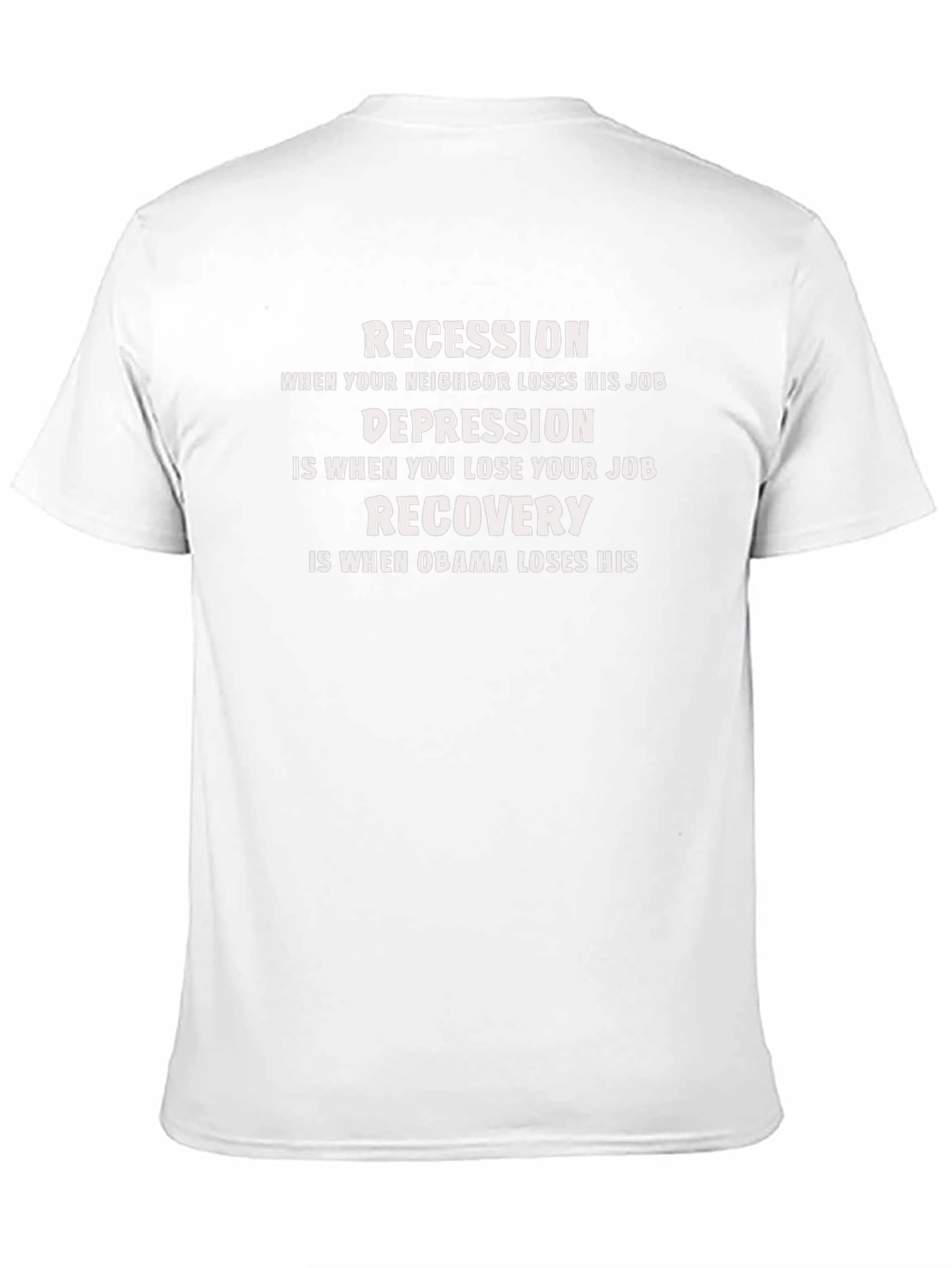 Recession Depression Recovery T-Shirt