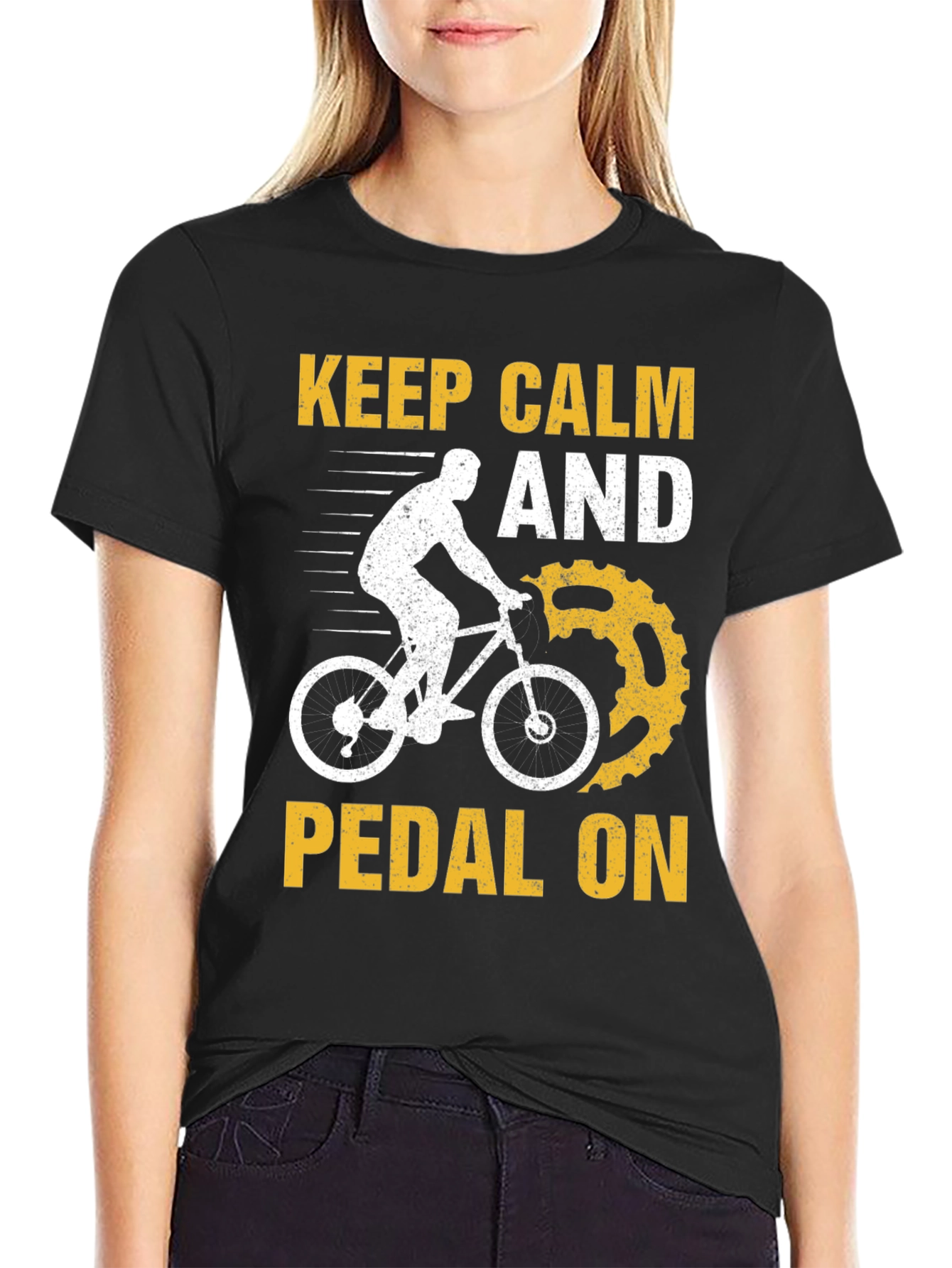 Keep Calm and Pedal On T-Shirt
