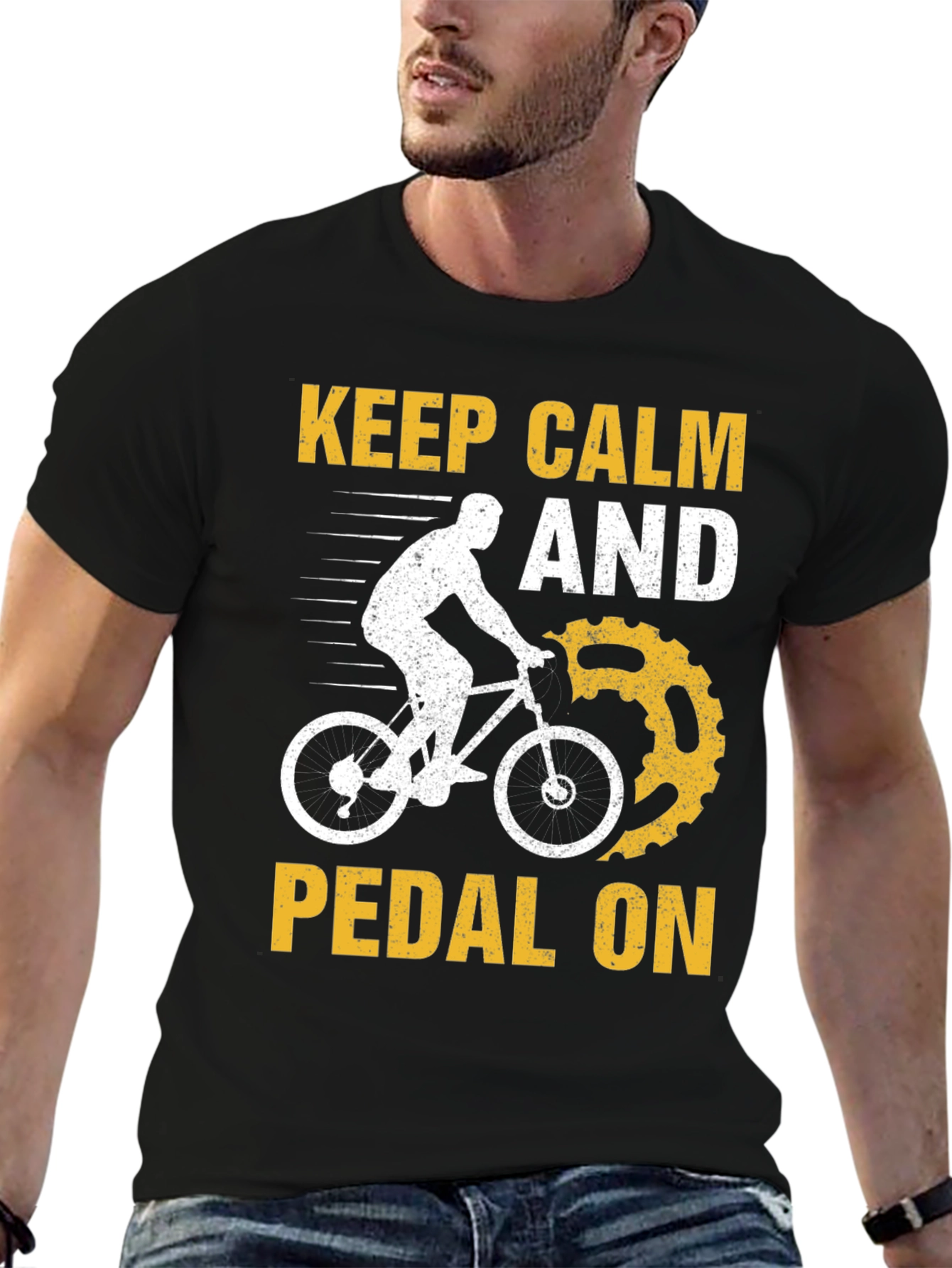 Keep Calm and Pedal On T-Shirt