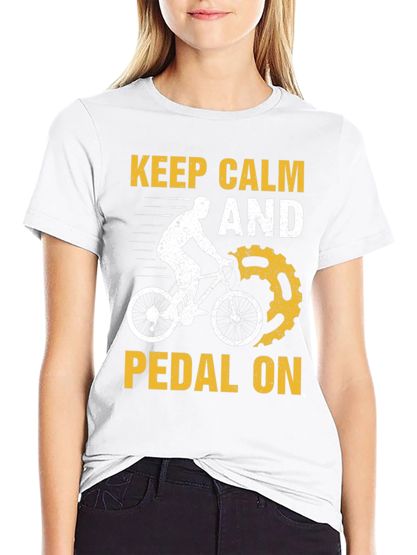 Keep Calm and Pedal On T-Shirt