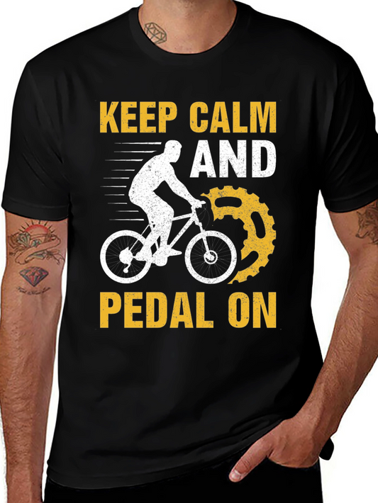 Keep Calm and Pedal On T-Shirt
