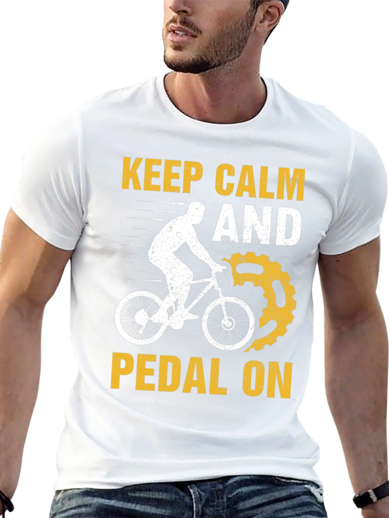 Keep Calm and Pedal On T-Shirt