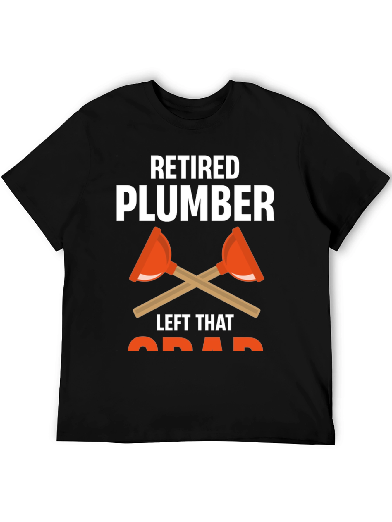 Retired Plumber T-Shirt Funny Retirement Gift