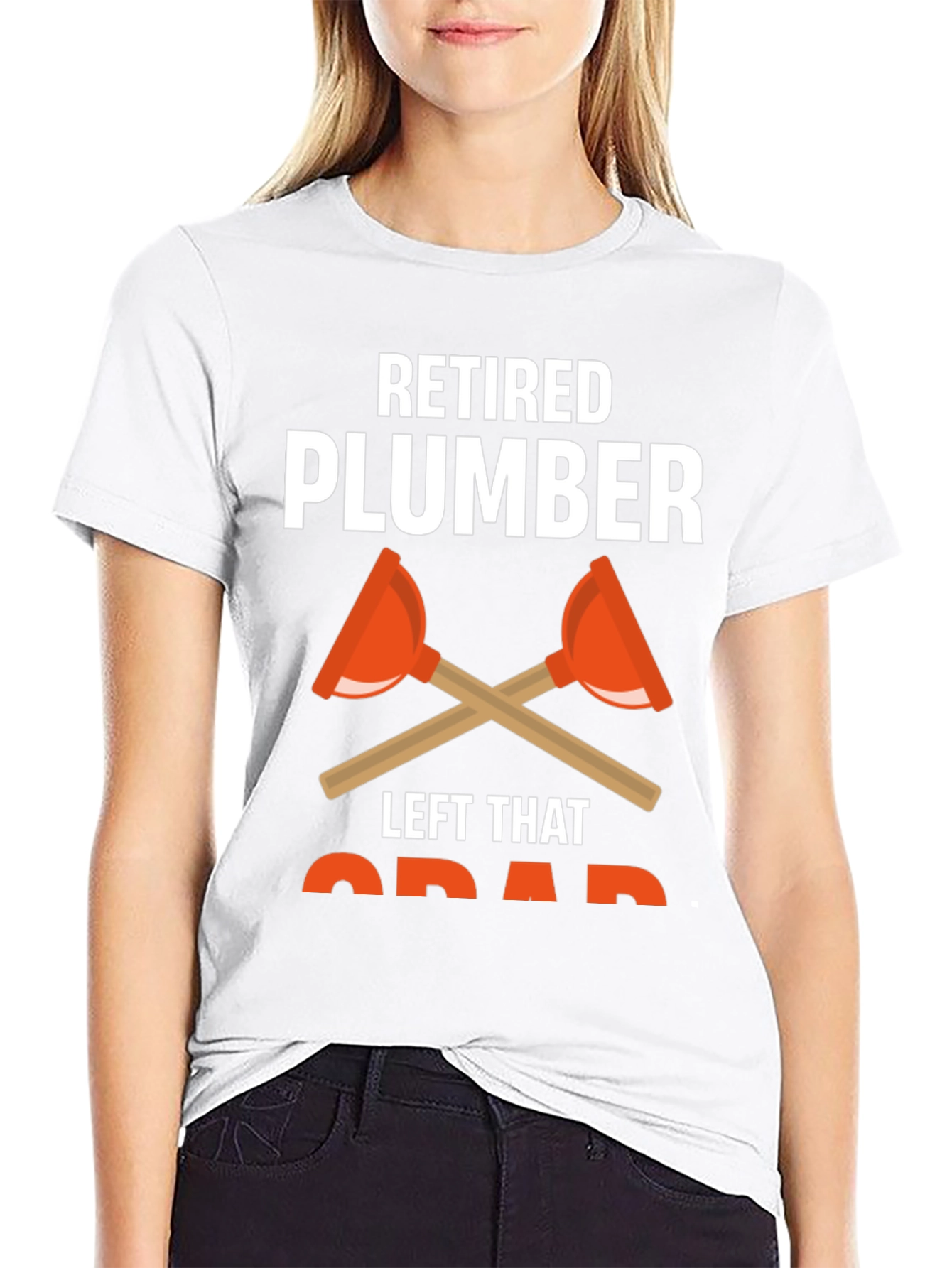 Retired Plumber T-Shirt Funny Retirement Gift