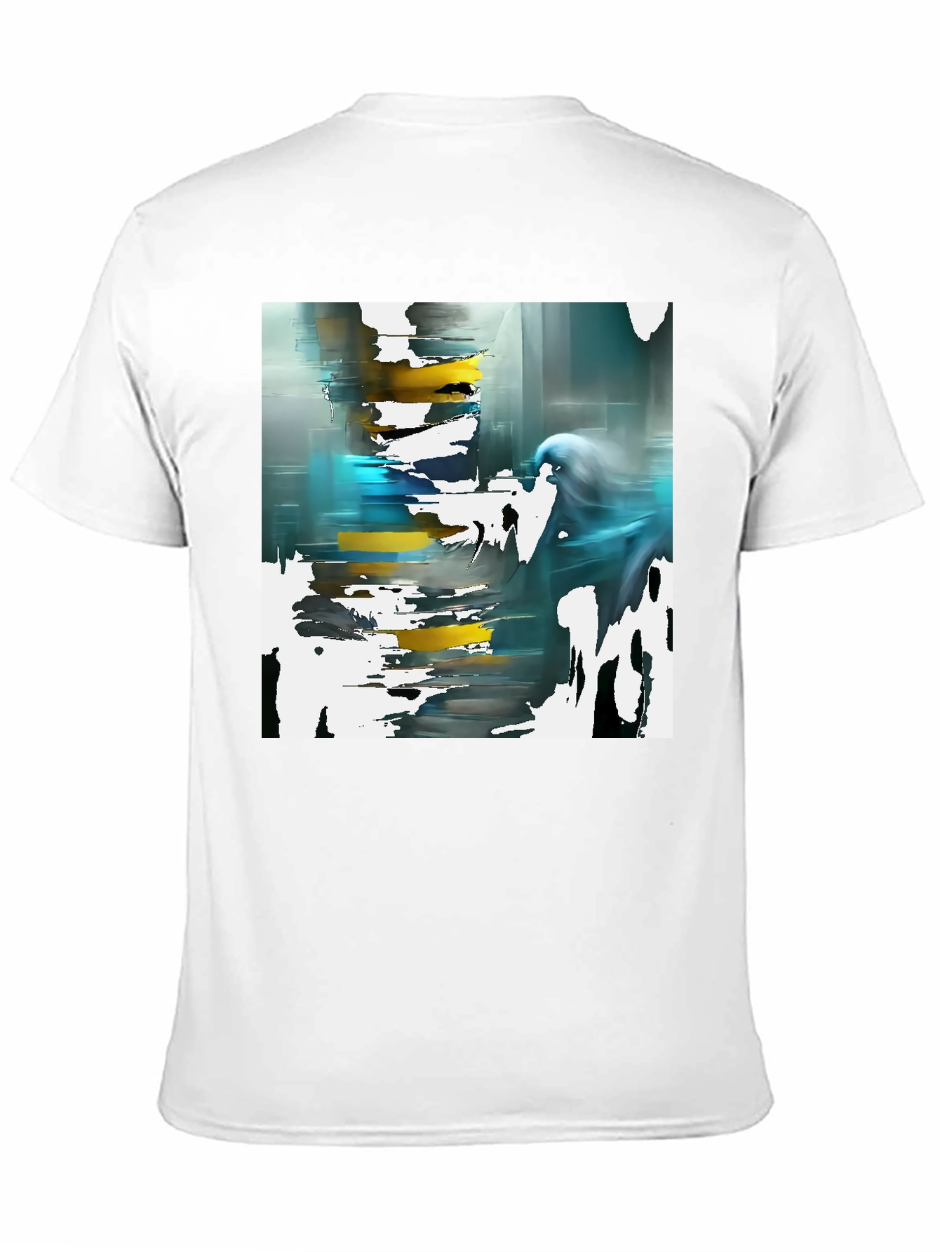 Abstract Art Black T-Shirt - Modern Style