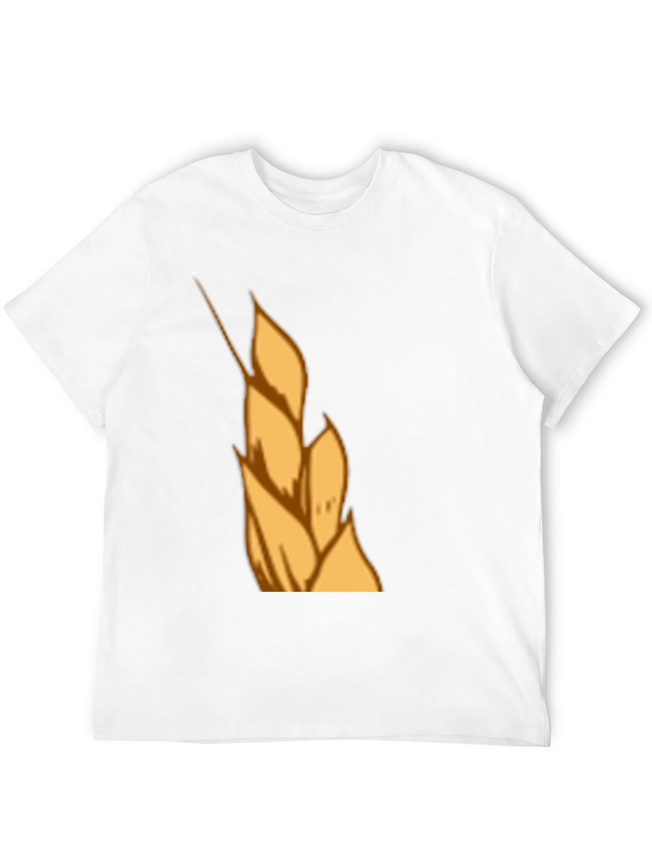 Wheat Graphic Tee - Black Cotton T-Shirt