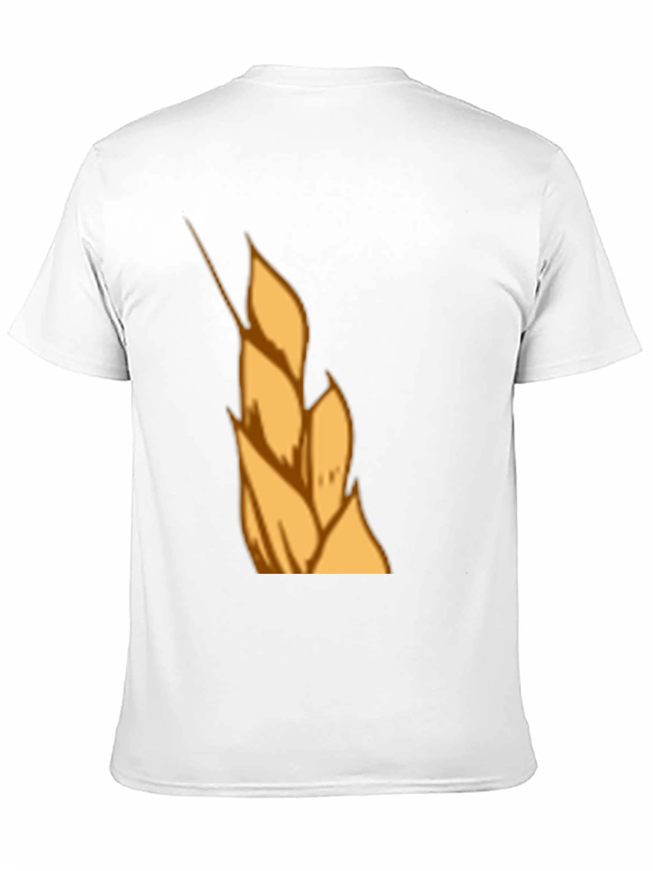 Wheat Graphic Tee - Black Cotton T-Shirt