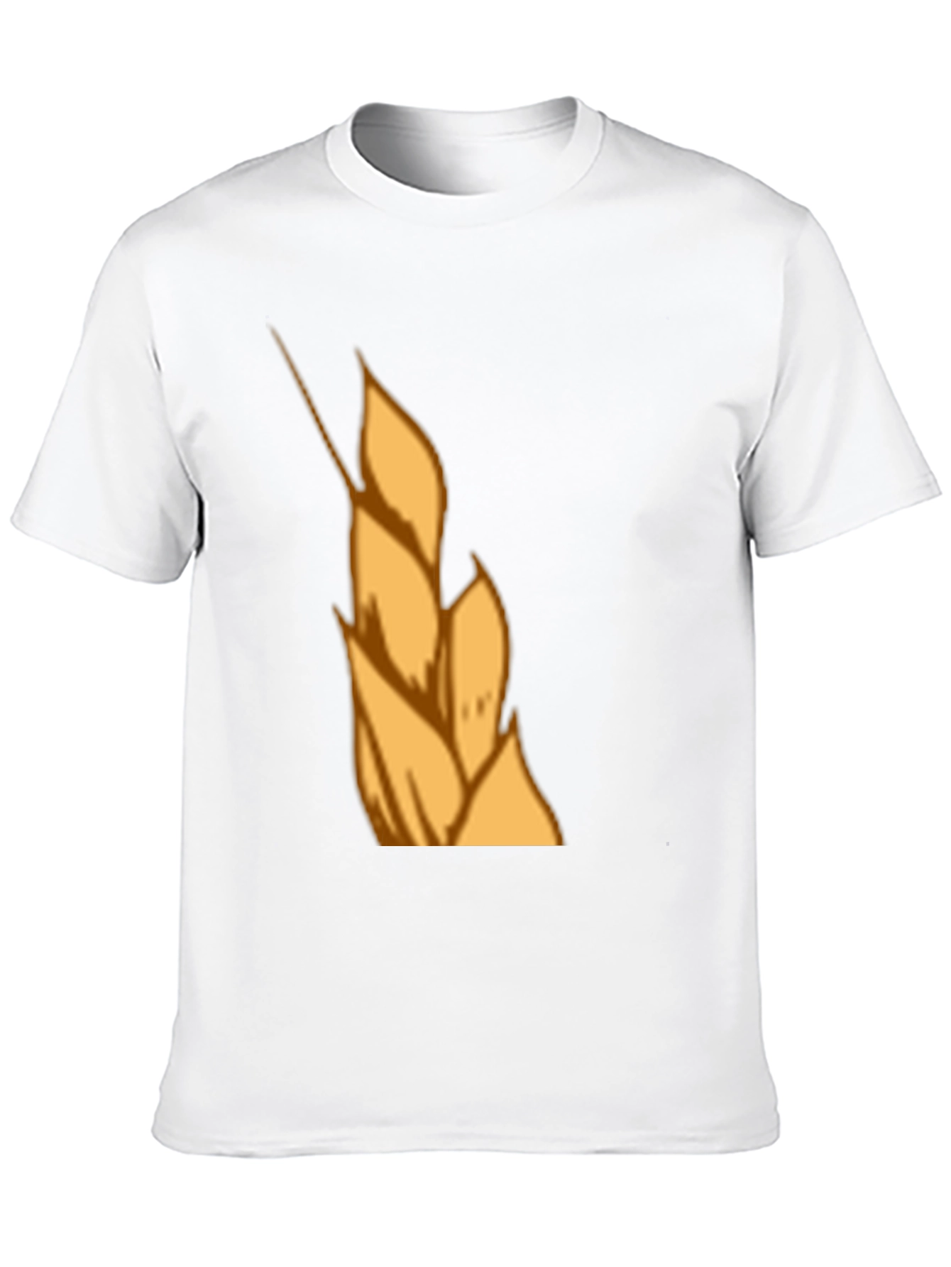 Wheat Graphic Tee - Black Cotton T-Shirt