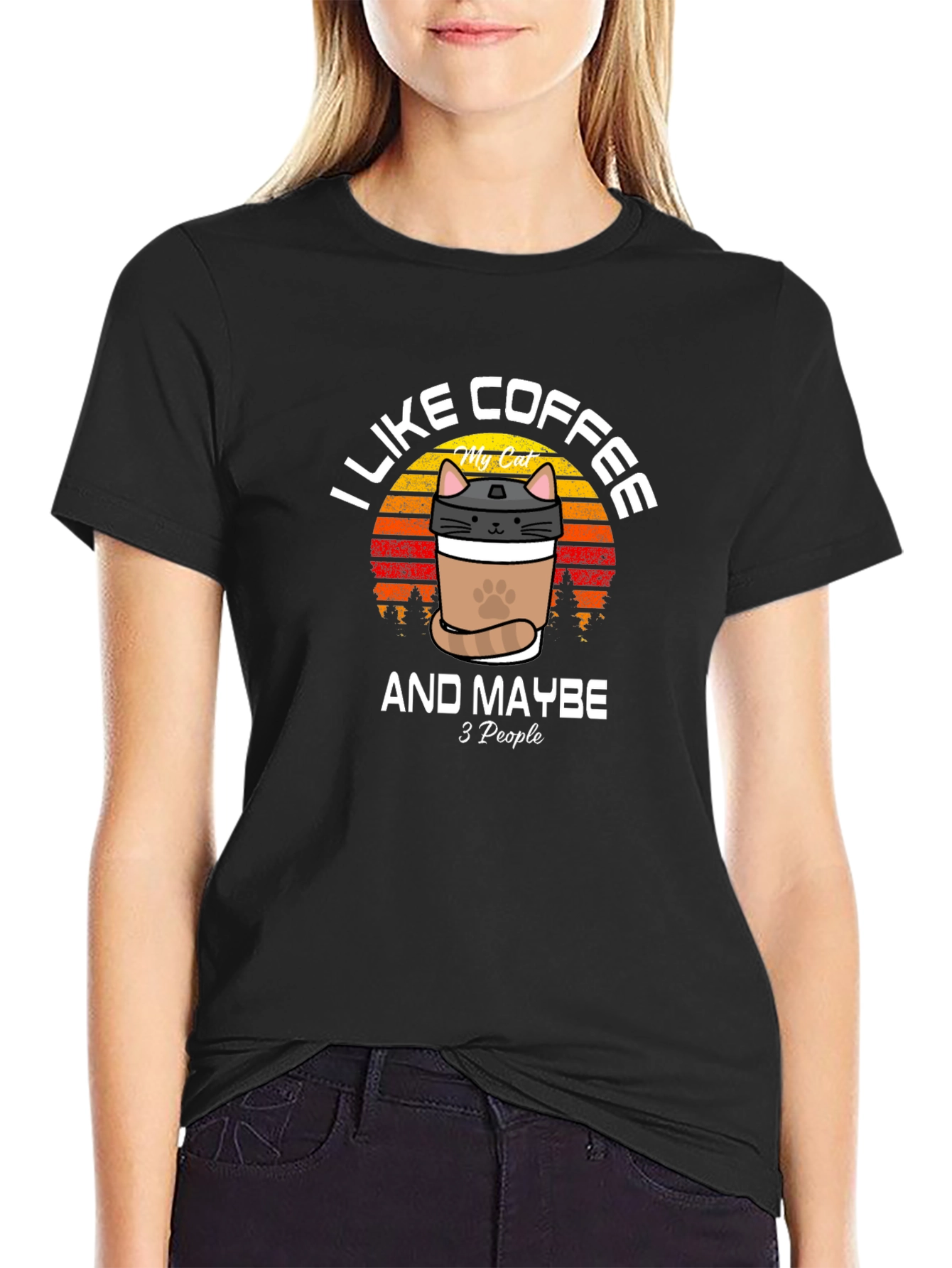 I Like Coffee & Maybe 3 People T-Shirt