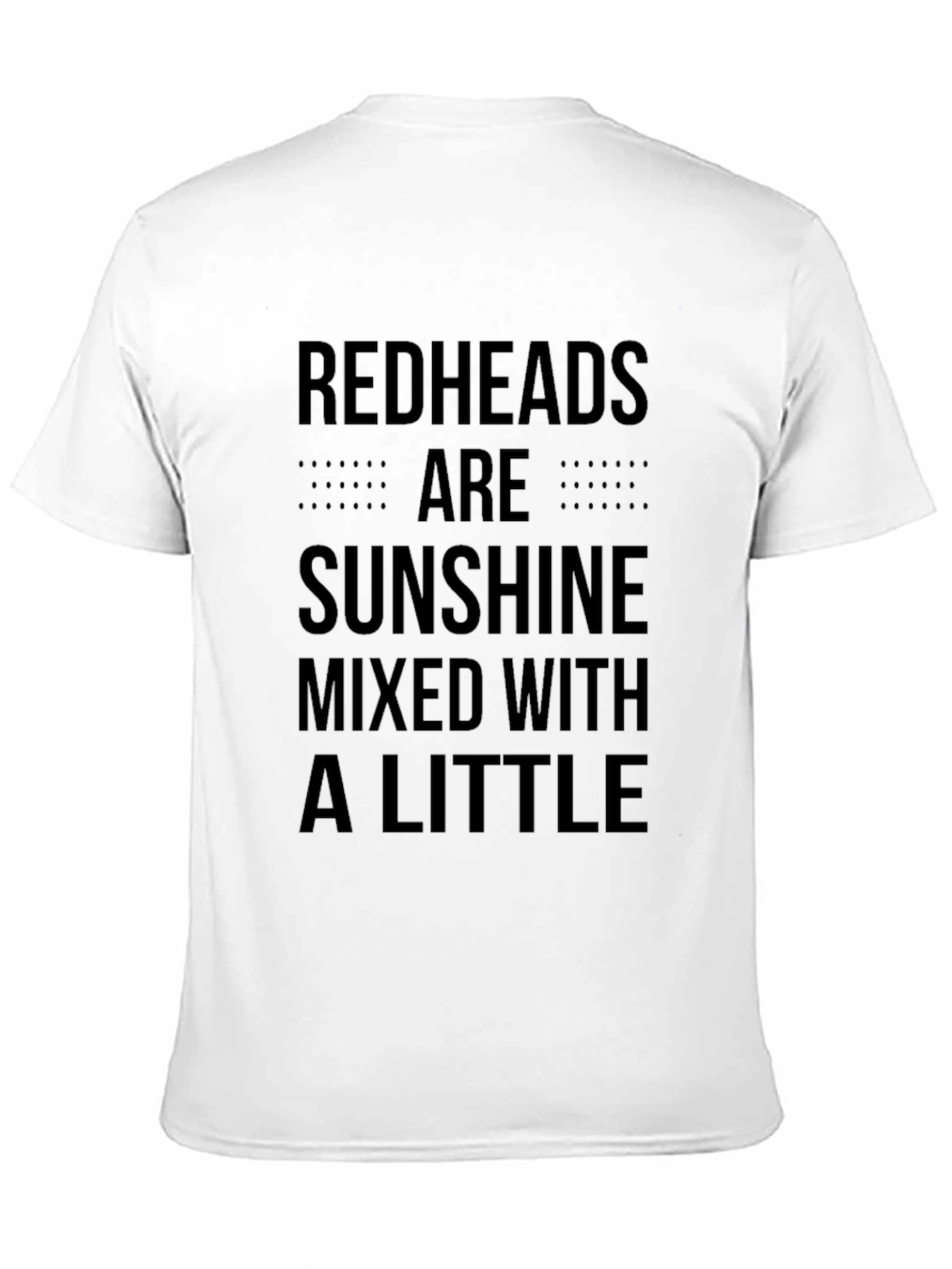 Redheads Are Sunshine Graphic Tee - Black