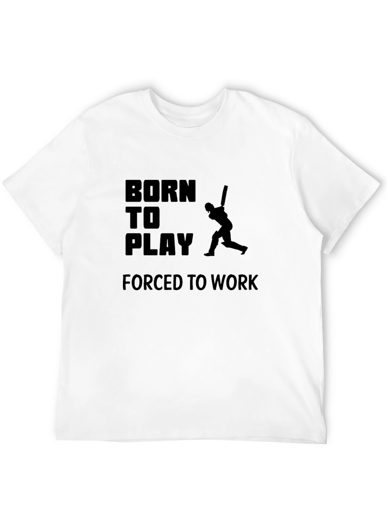 Born to Play Cricket Graphic T-Shirt