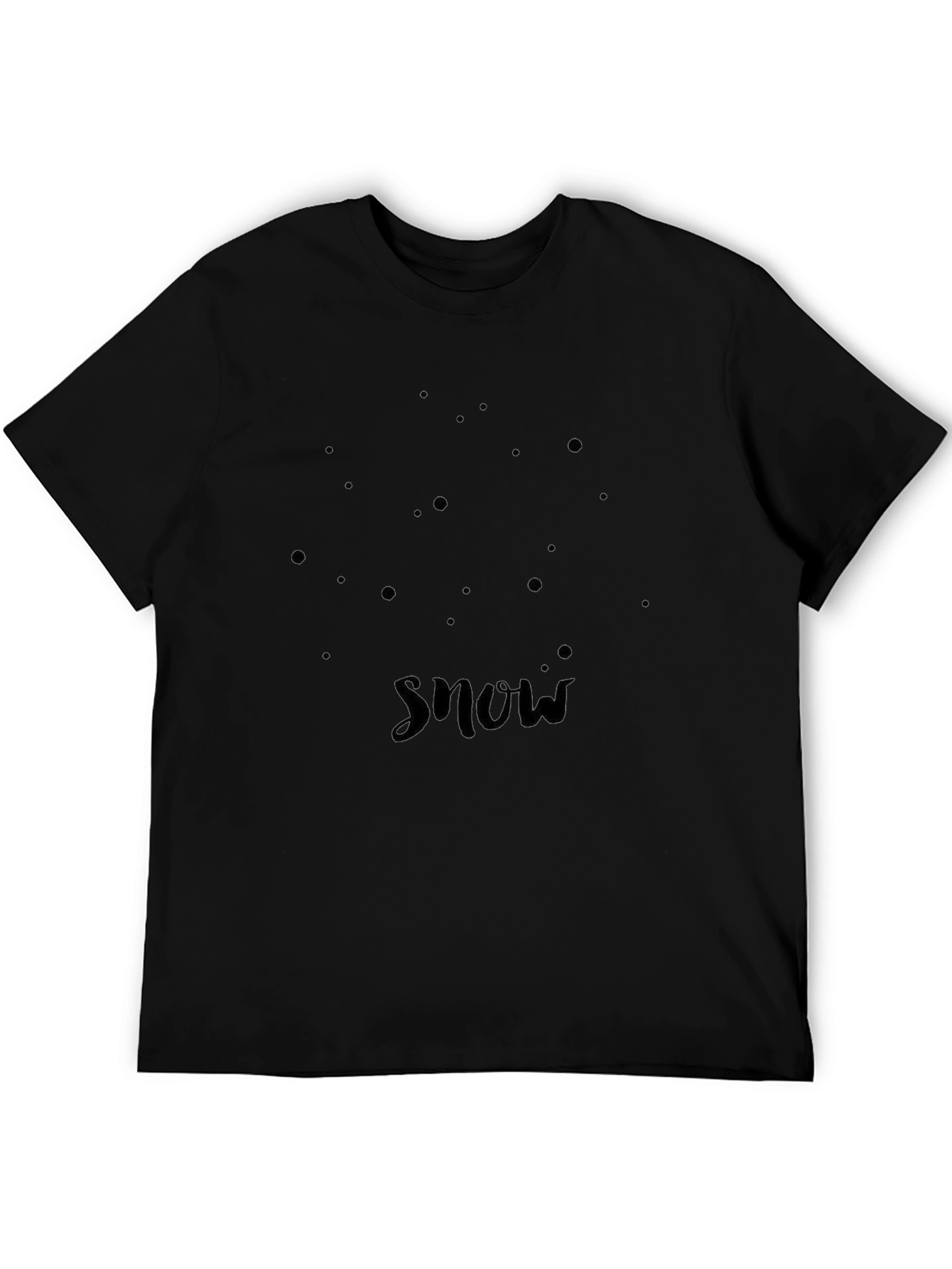 Black Snow T-Shirt | Mens Short Sleeve Tee