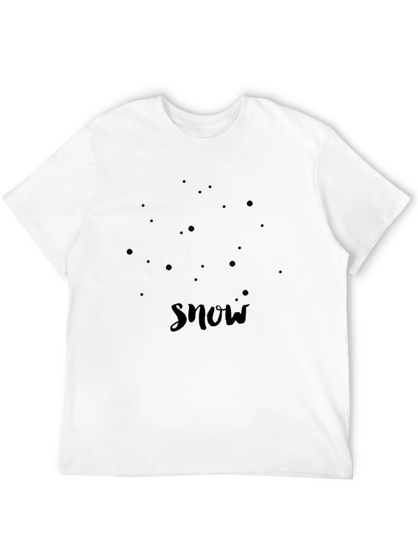 Black Snow T-Shirt | Mens Short Sleeve Tee