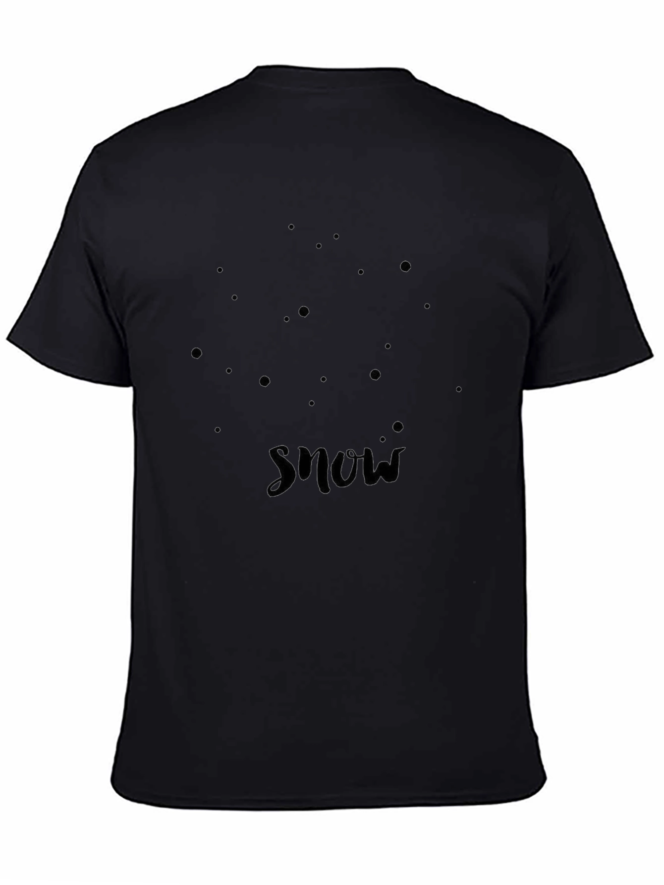 Black Snow T-Shirt | Mens Short Sleeve Tee