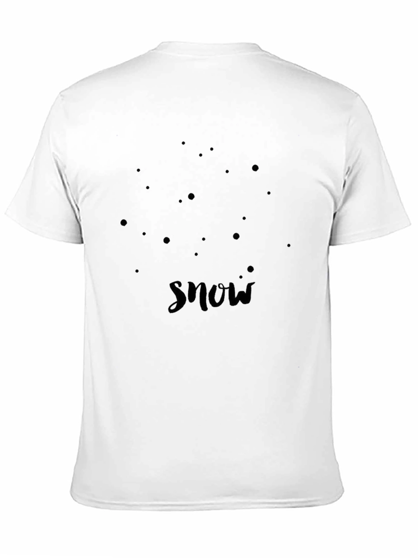 Black Snow T-Shirt | Mens Short Sleeve Tee