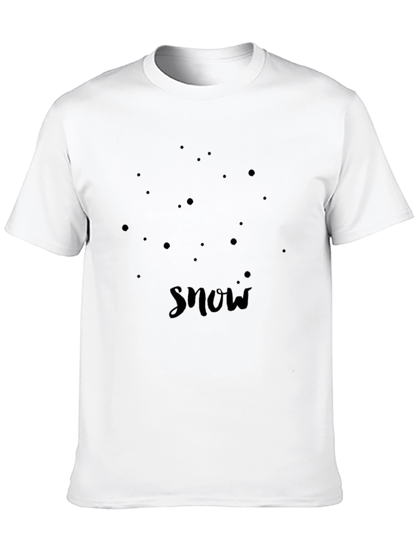 Black Snow T-Shirt | Mens Short Sleeve Tee
